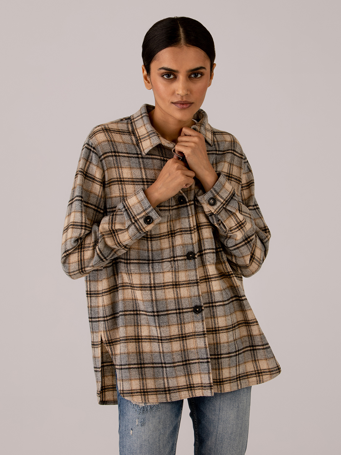 Detailansicht von Hemdbluse von CIRCOLO