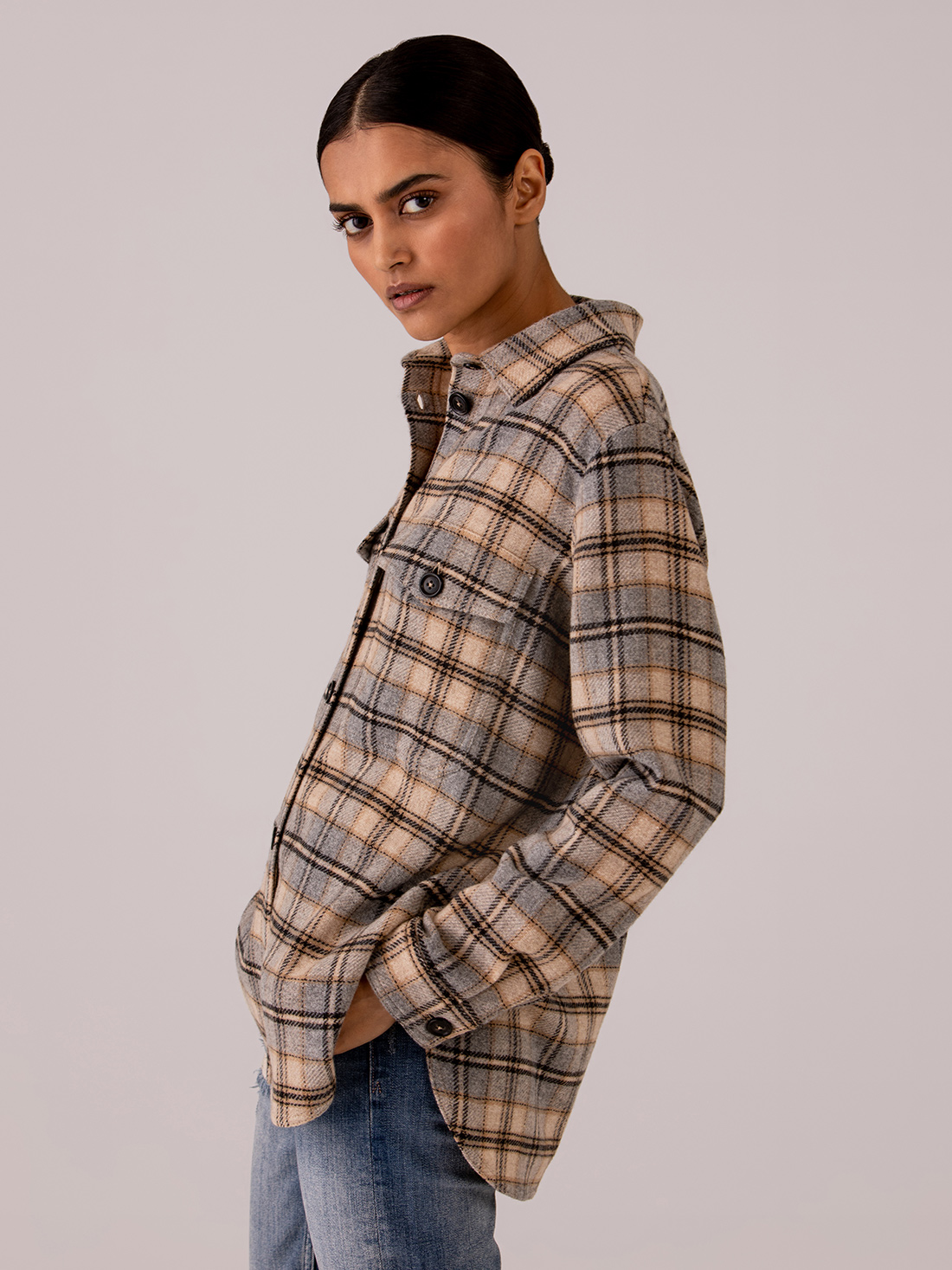 Detailansicht von Hemdbluse von CIRCOLO