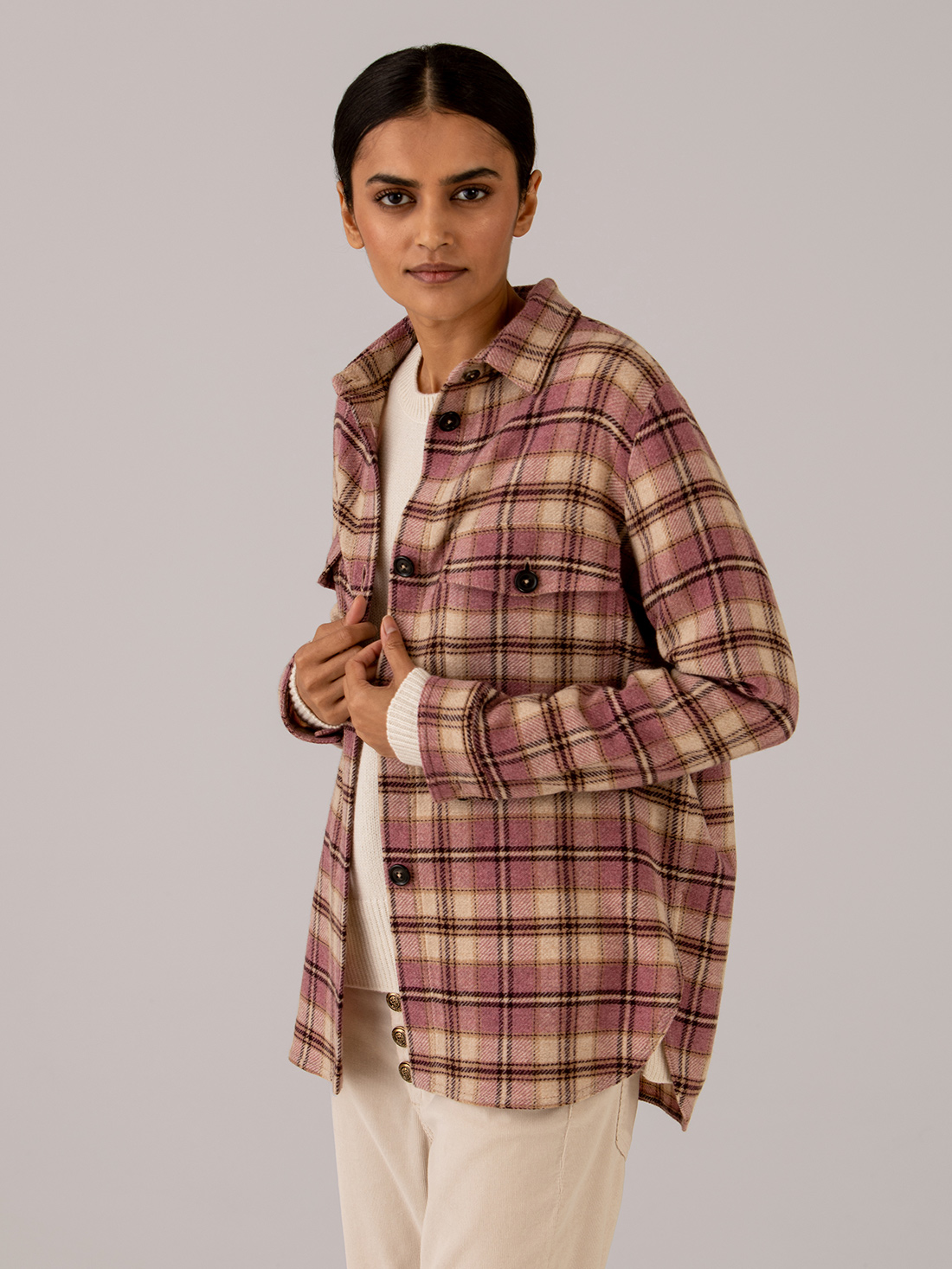 Detailansicht von Hemdbluse von CIRCOLO