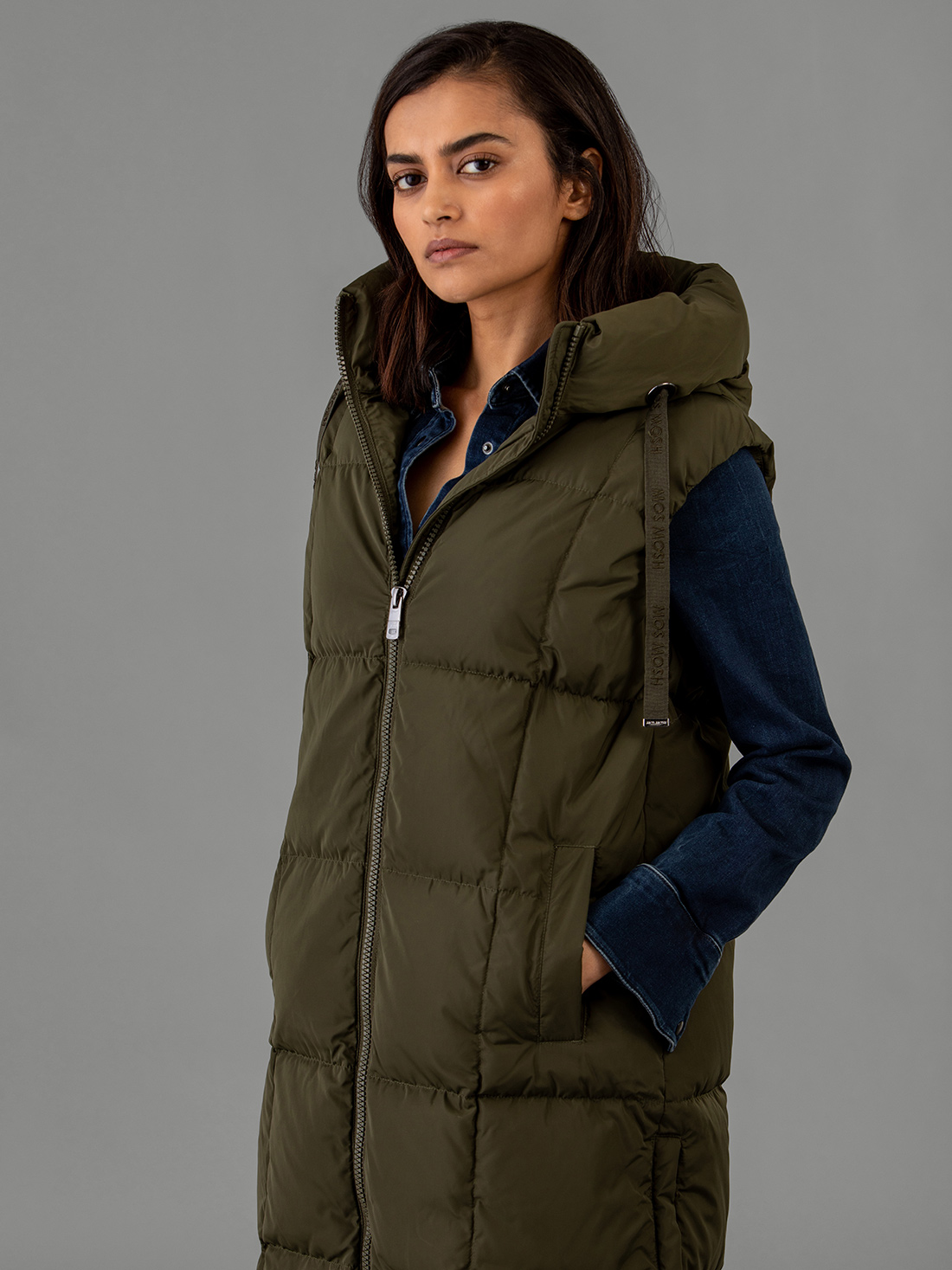 Detailansicht von Daunenweste von MOS MOSH