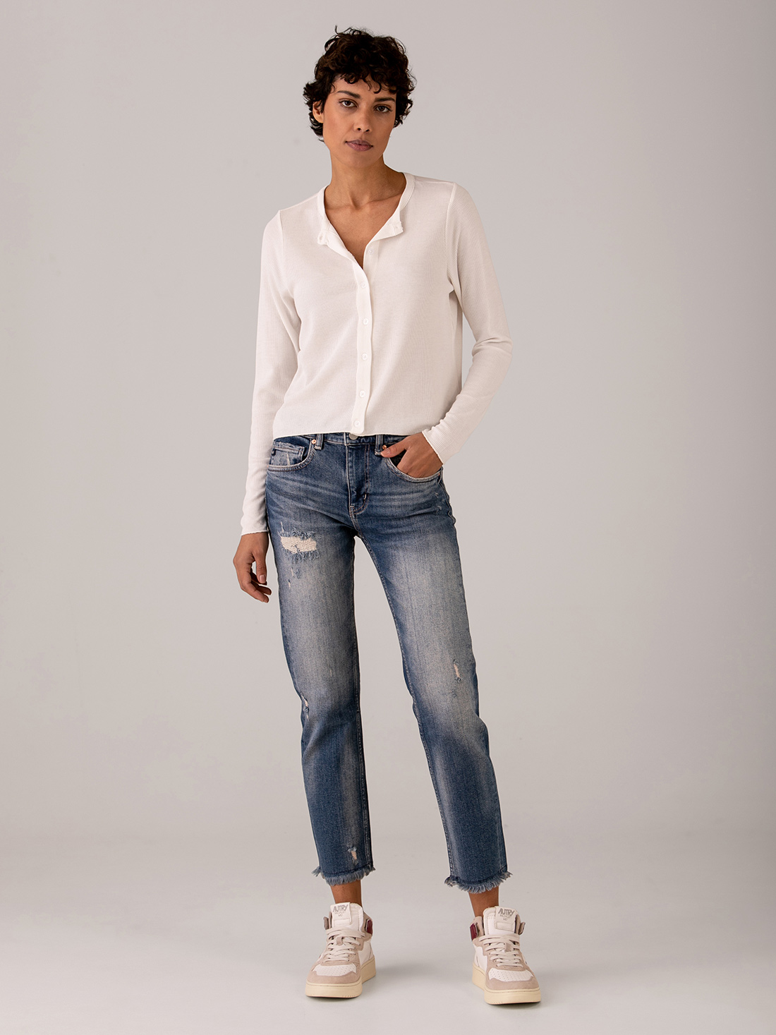 Detailansicht von Girlfriend Jeans von ADRIANO GOLDSCHMIED