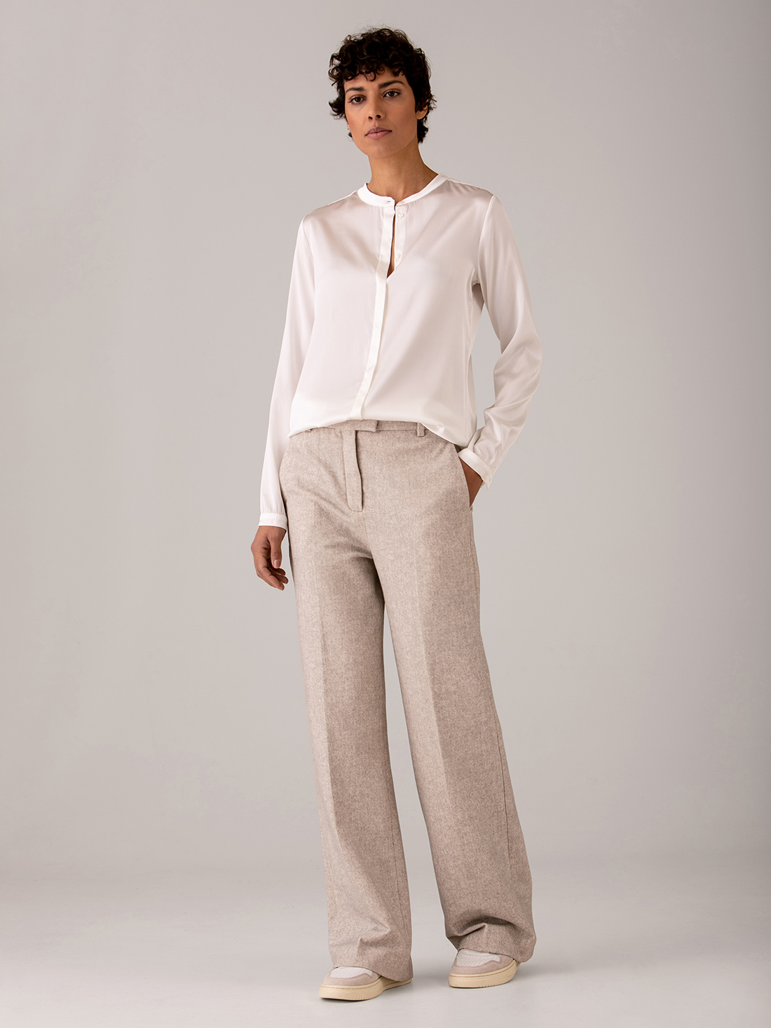 Detailansicht von Weite Hose aus Baumwolle von CIRCOLO