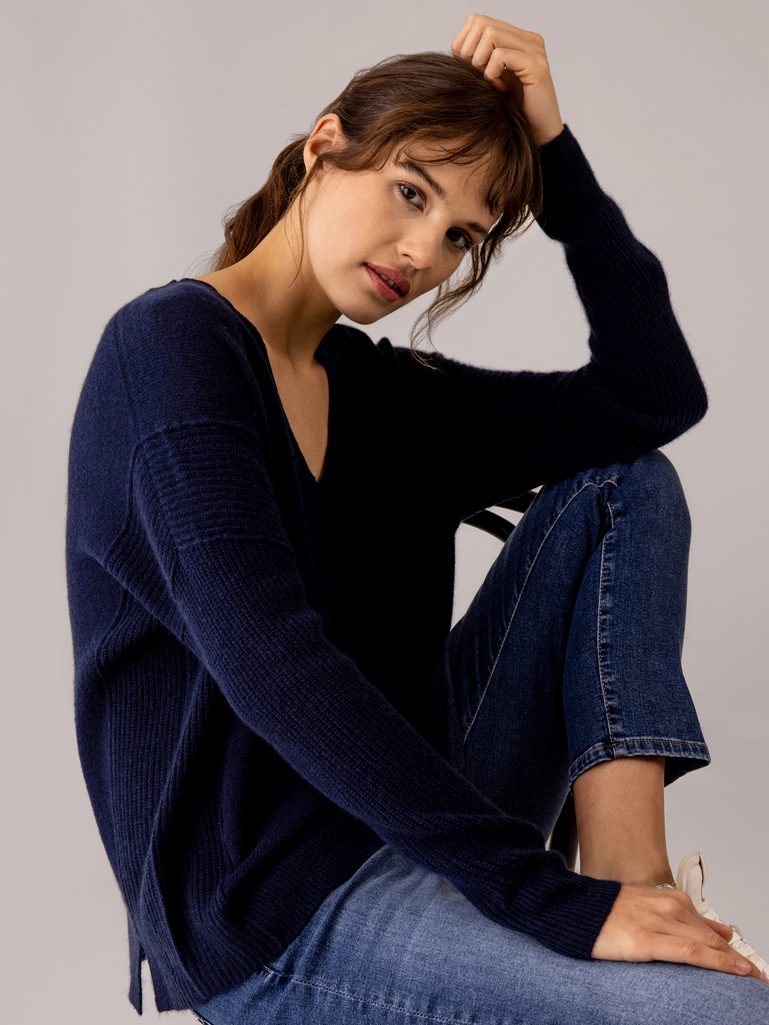 Detailansicht von Oversized  Pullover von 360 CASHMERE
