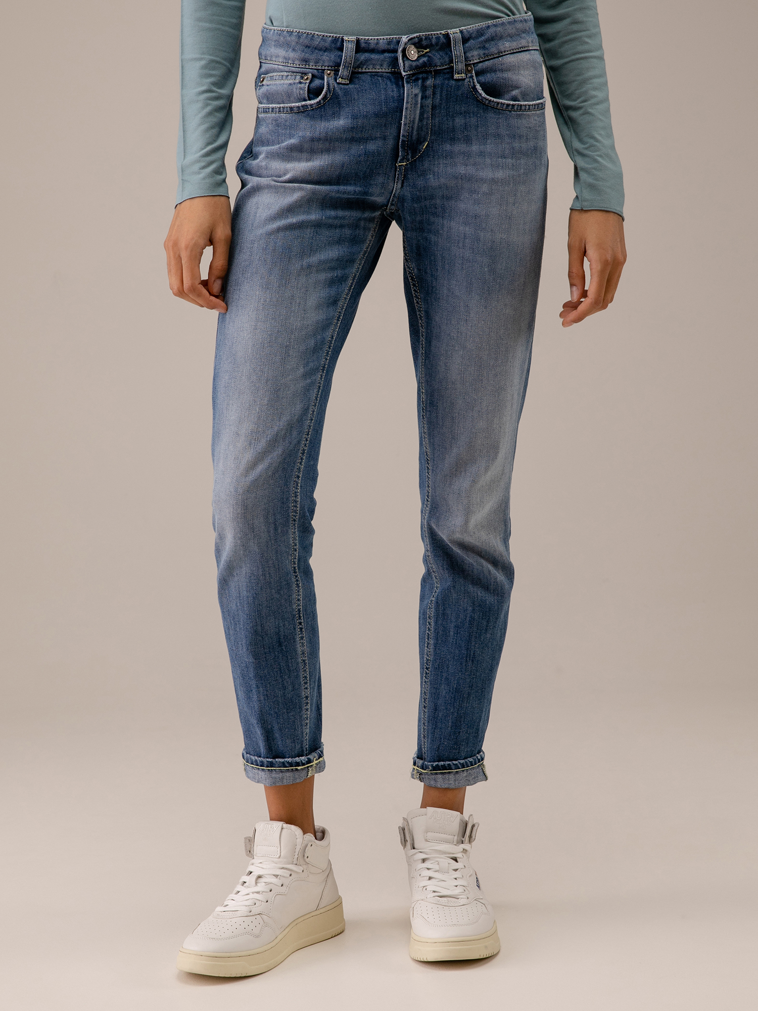 Detailansicht von Slim Fit Jeans von DONDUP