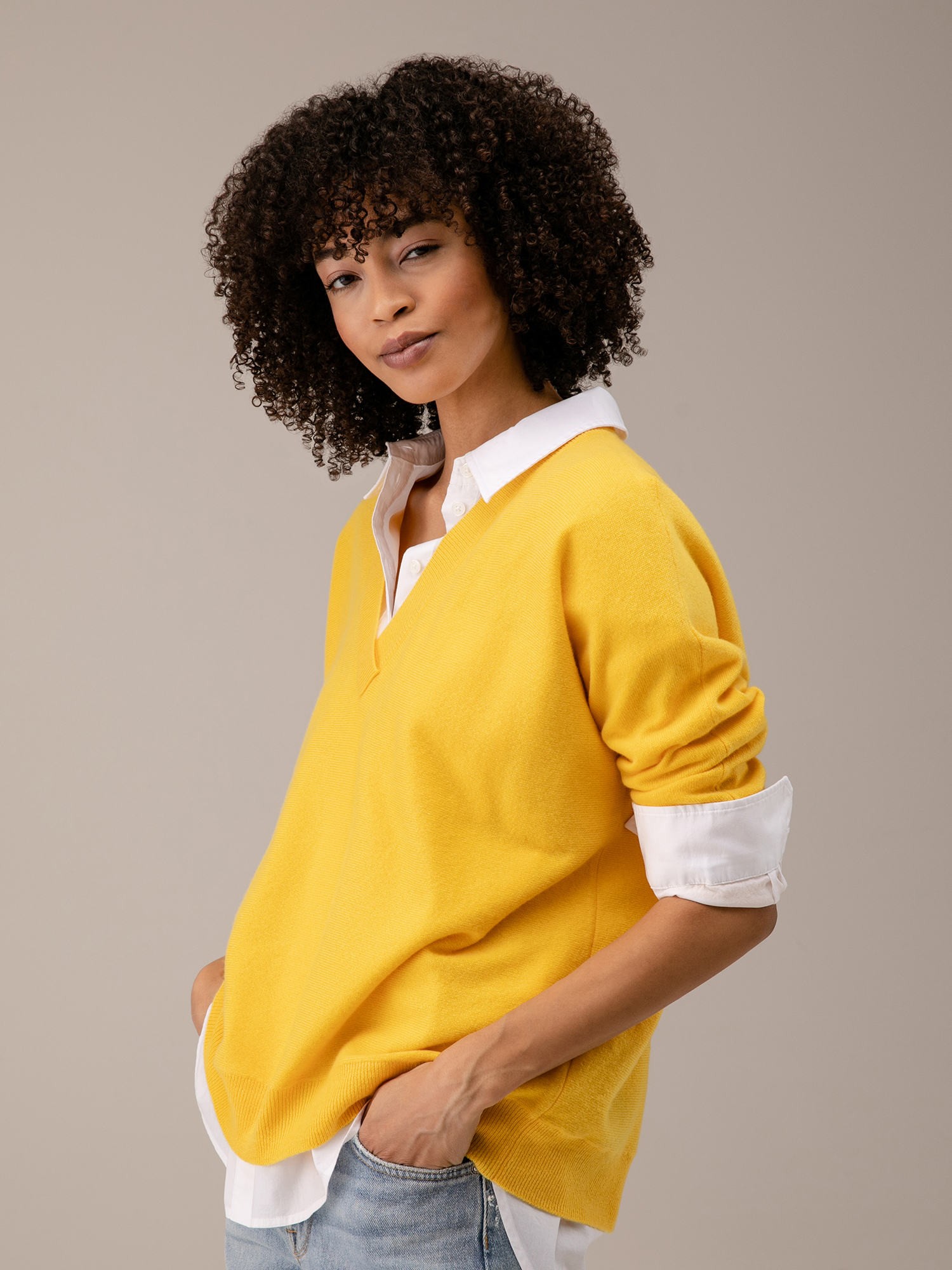 Detailansicht von Oversized Pullover aus Cashmere von LISA YANG