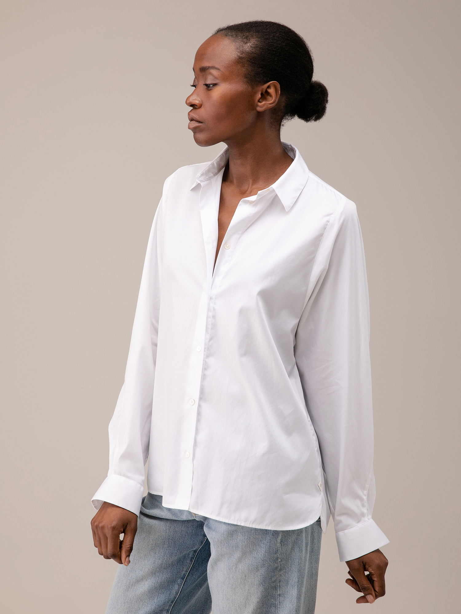 Detailansicht von Bluse aus Baumwolle von FIL NOIR