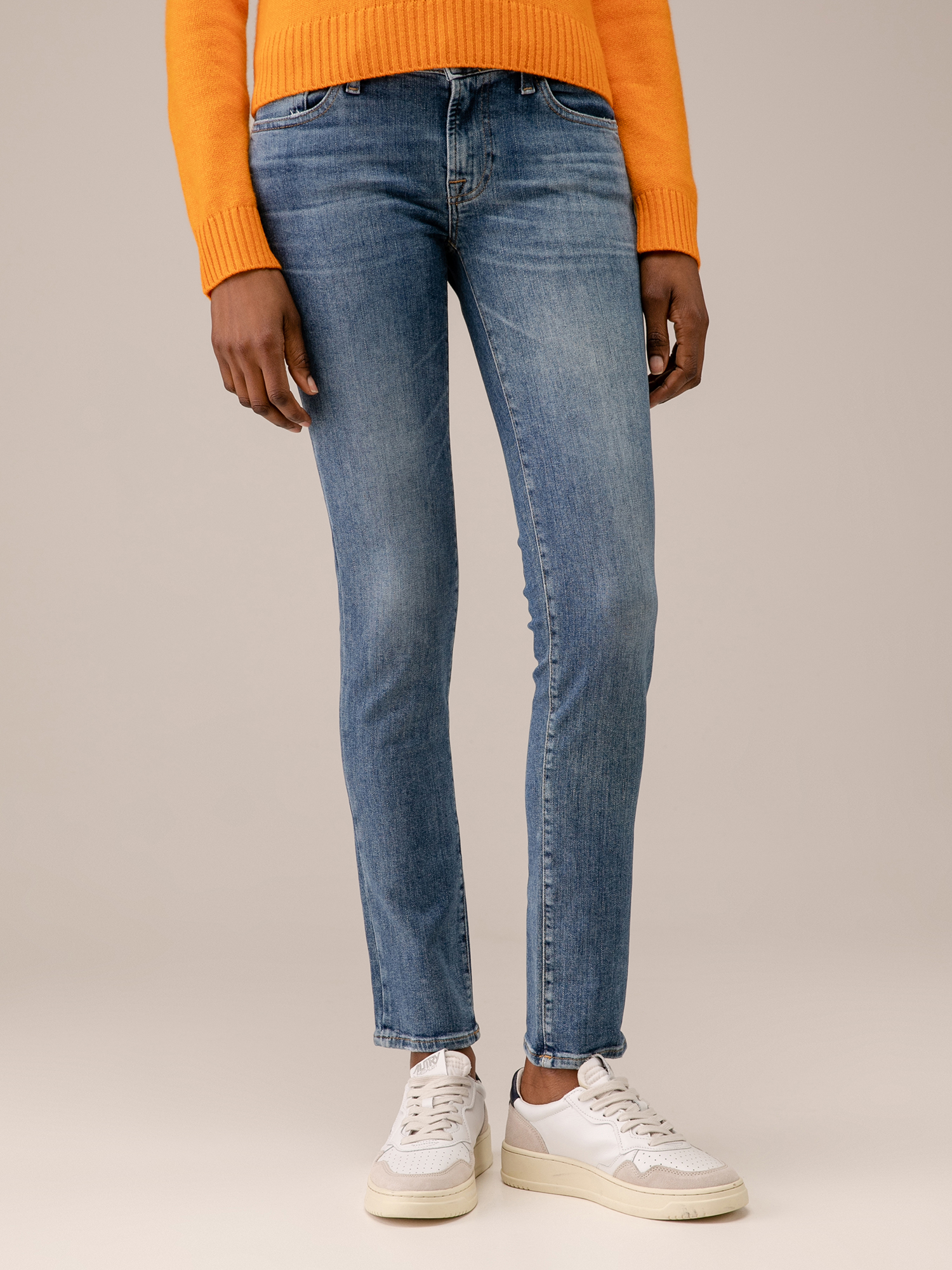 Detailansicht von Slim Fit Jeans von 7 FOR ALL MANKIND