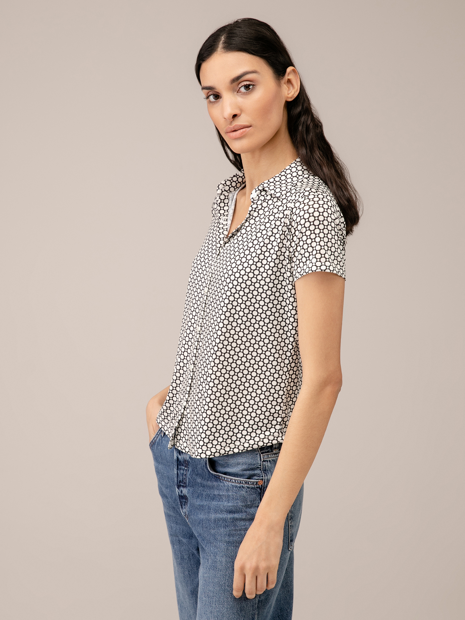 Detailansicht von Gemusterte Bluse von DANIELS