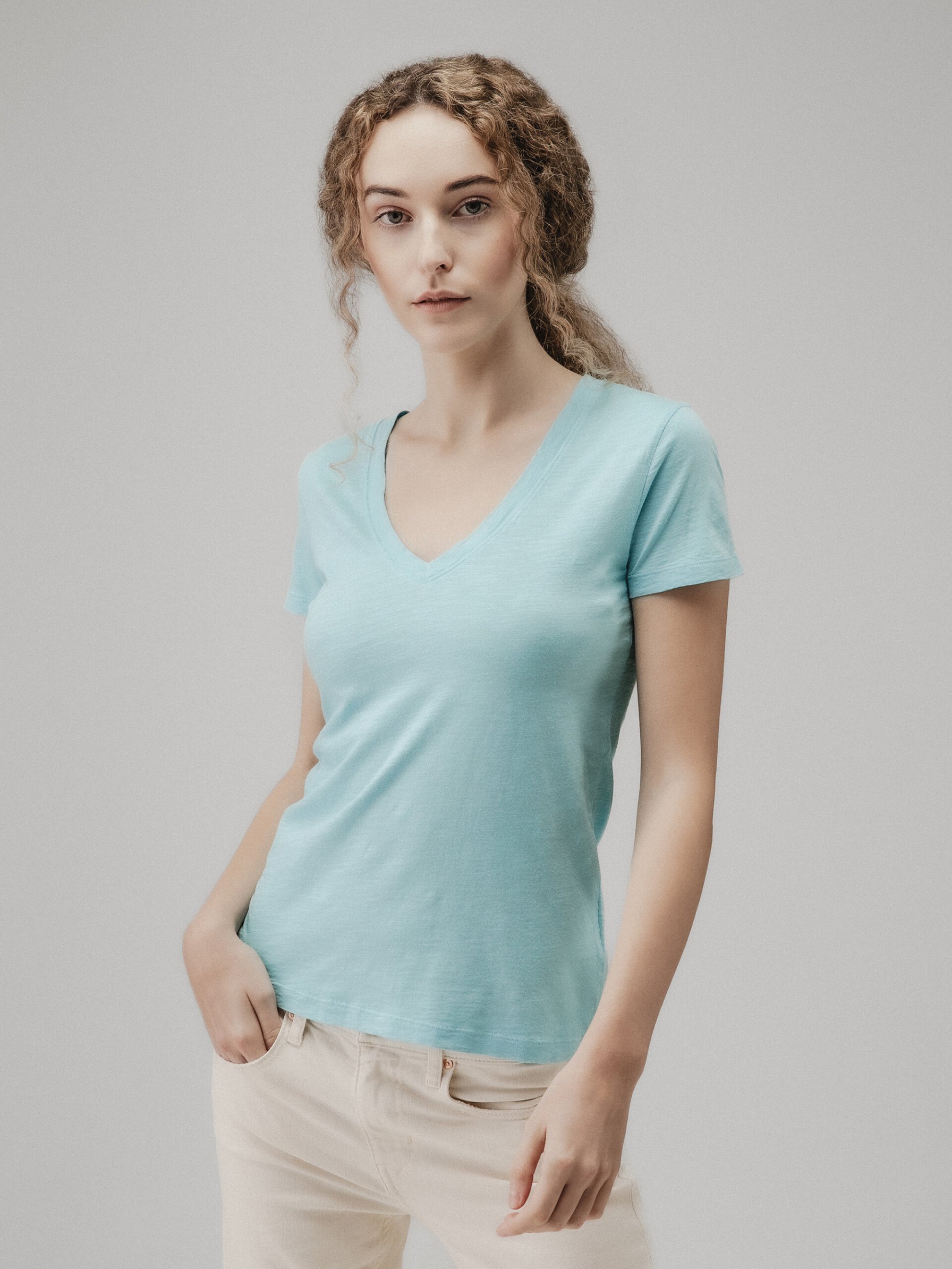 Detailansicht von T-Shirt aus Baumwolle von DANIELS