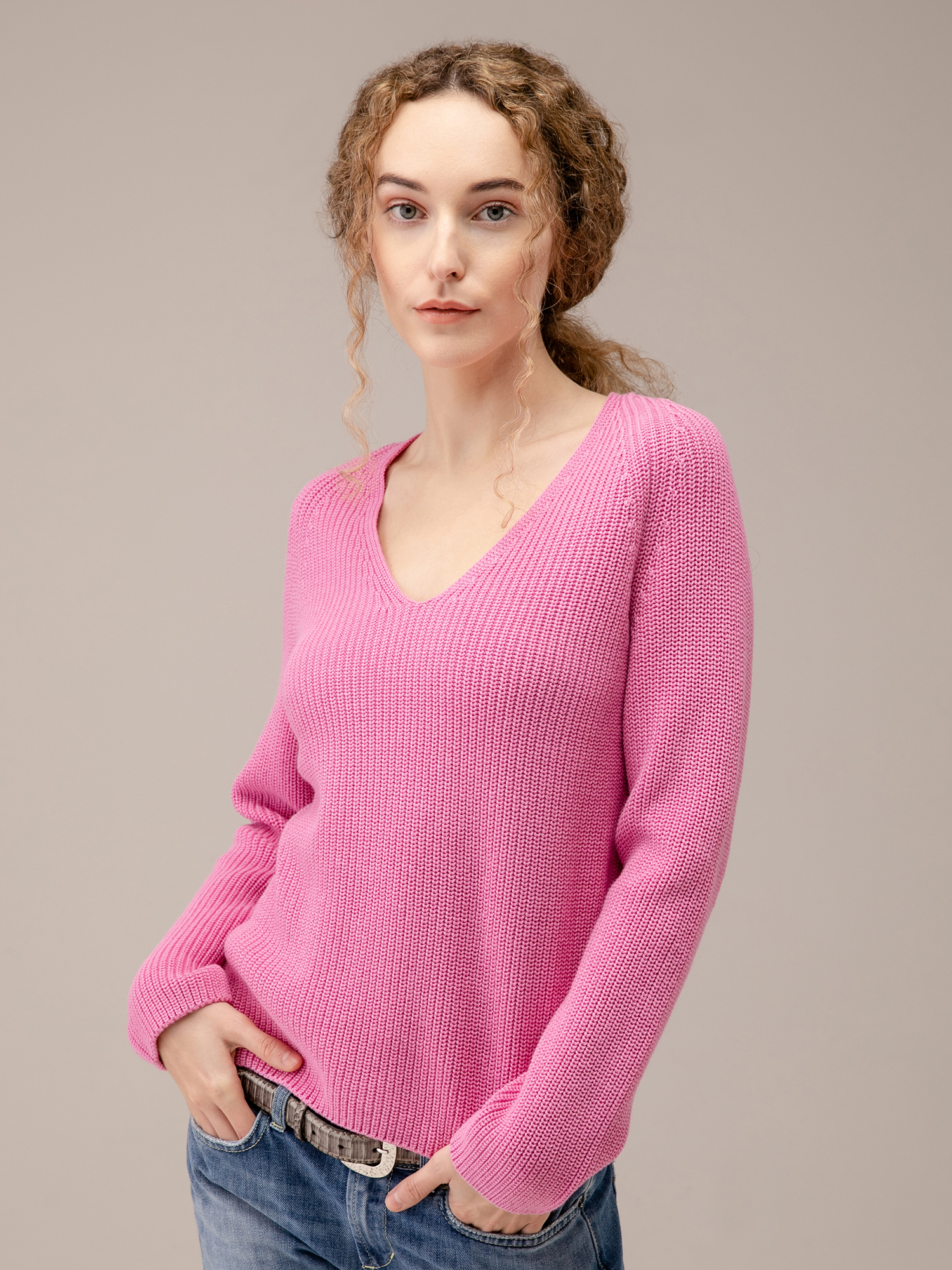 Detailansicht von Pullover aus Baumwolle von BETTER RICH