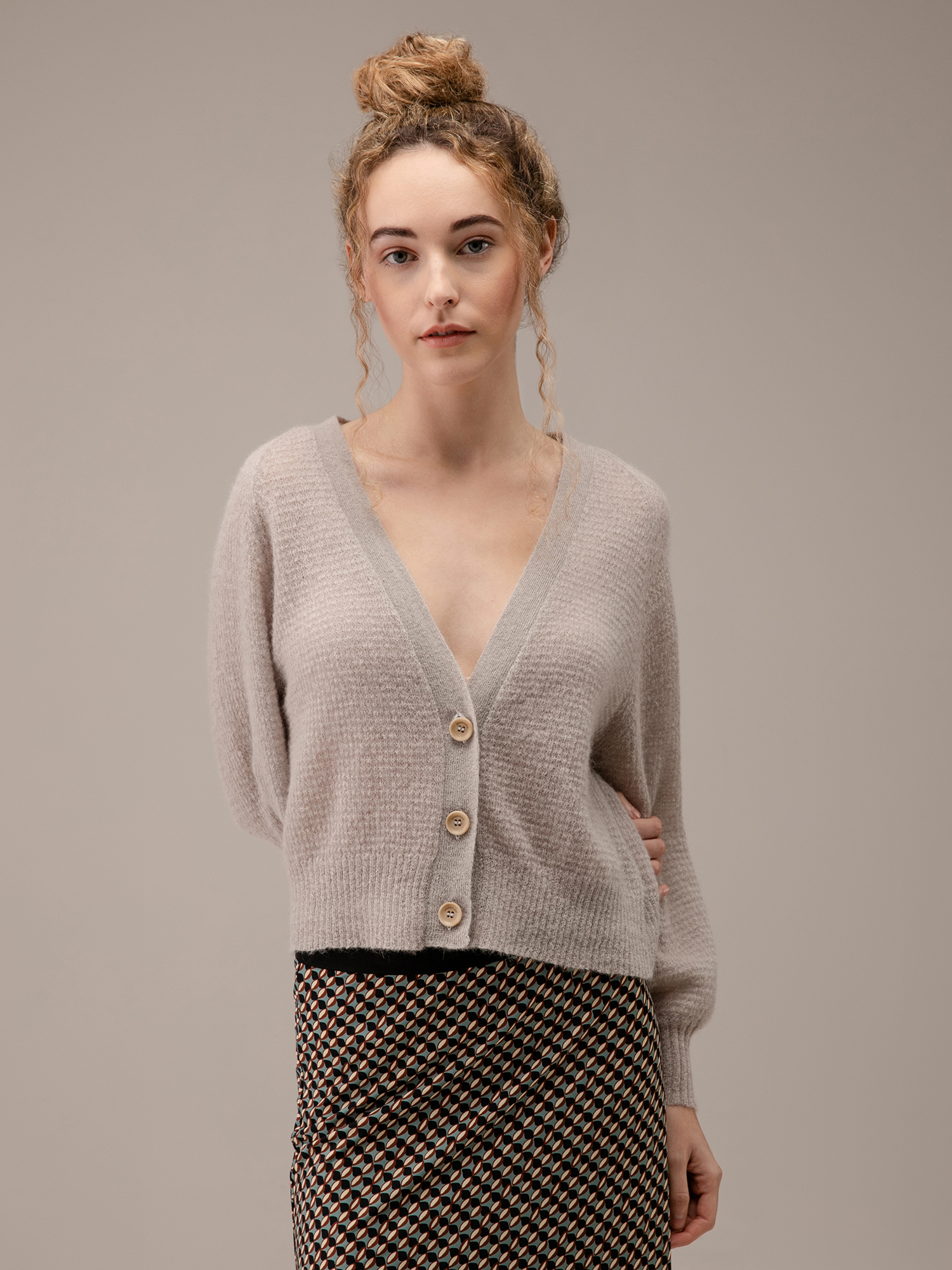 Detailansicht von Cropped Strickjacke von JOHNNY LOVE