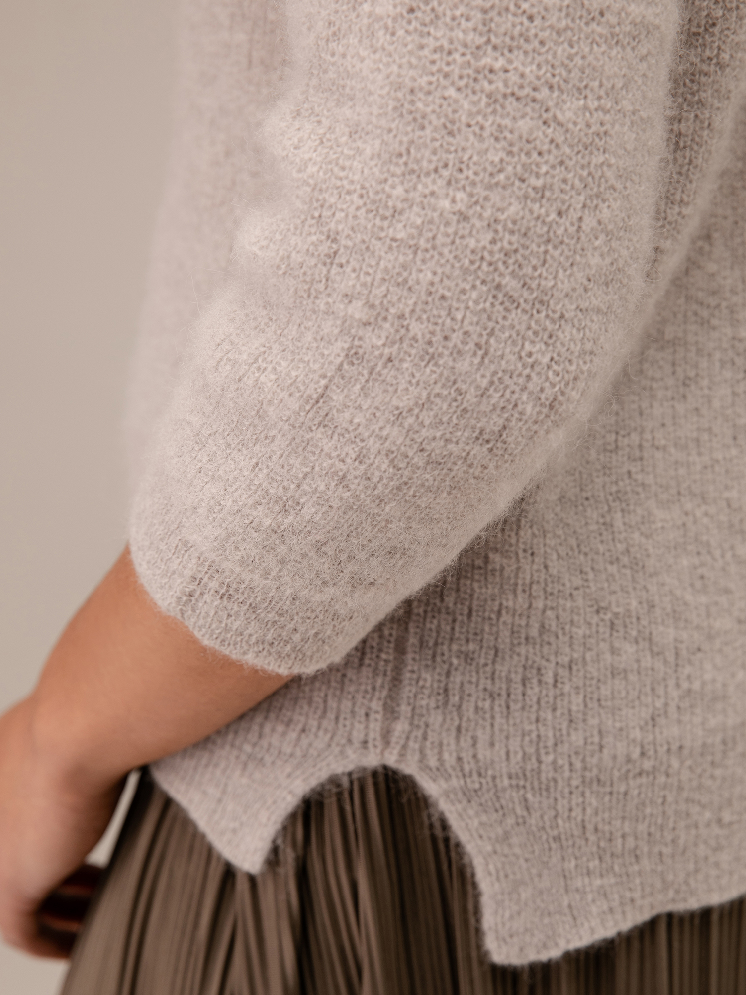 Detailansicht von Pullover aus Wolle von JOHNNY LOVE