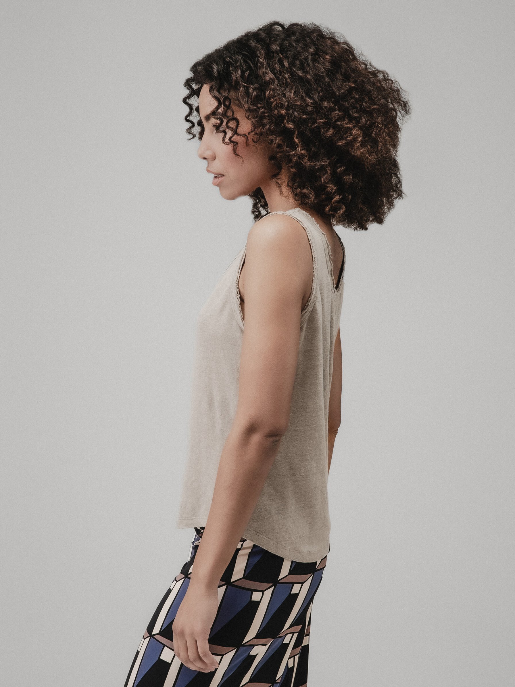 Detailansicht von Top aus Leinen von DANIELS