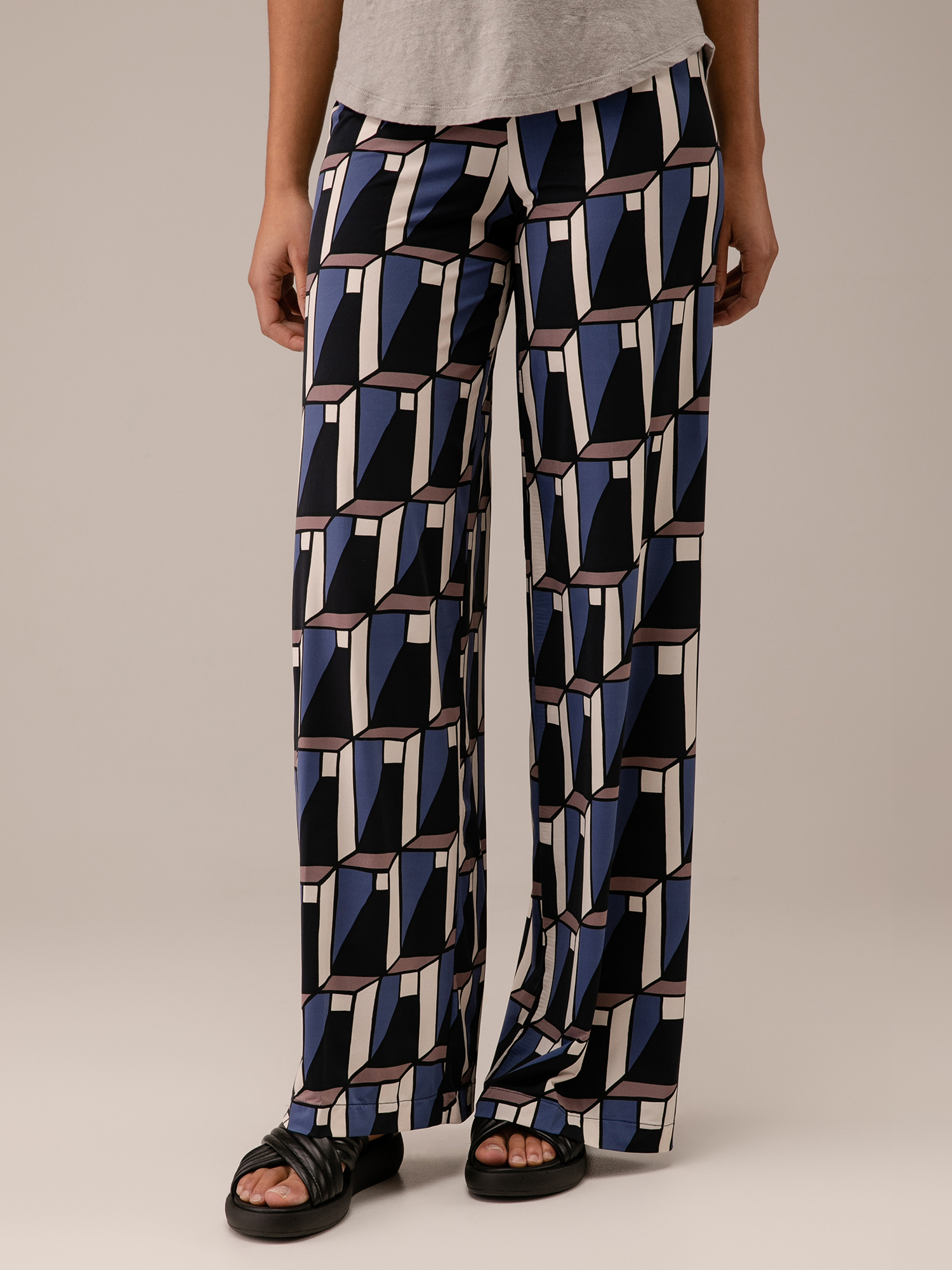 Detailansicht von Gemusterte Hose von SIYU