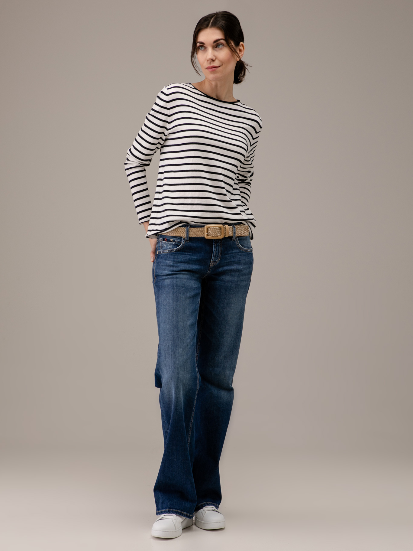 Detailansicht von Pullover aus Baumwolle von ALLUDE