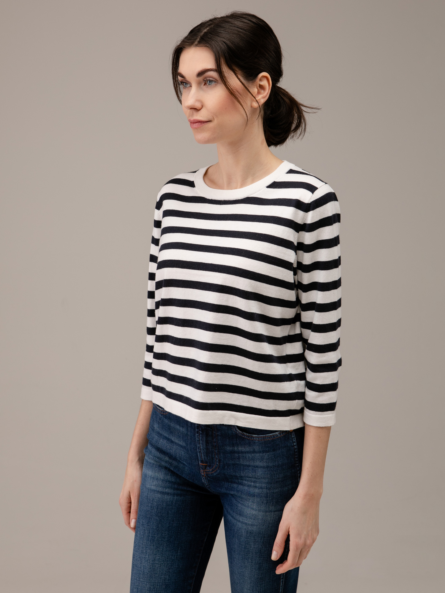 Detailansicht von Pullover aus Baumwolle von ALLUDE