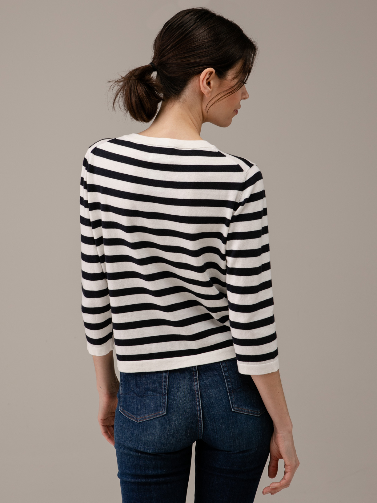 Detailansicht von Pullover aus Baumwolle von ALLUDE