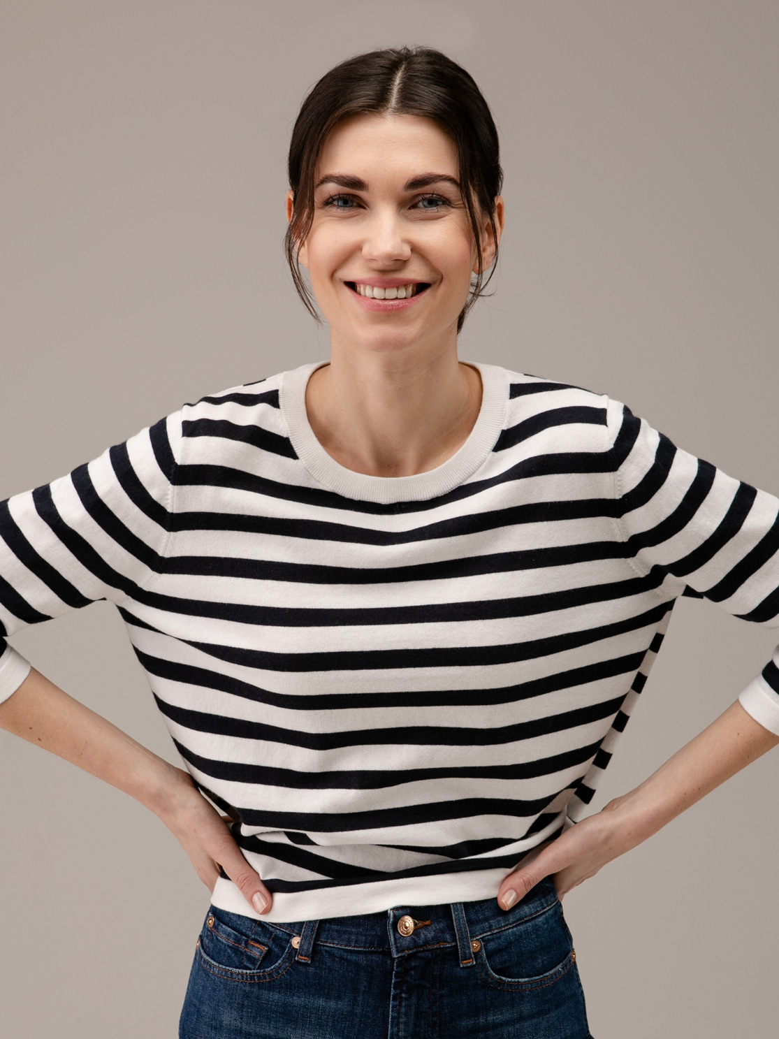 Detailansicht von Pullover aus Baumwolle von ALLUDE