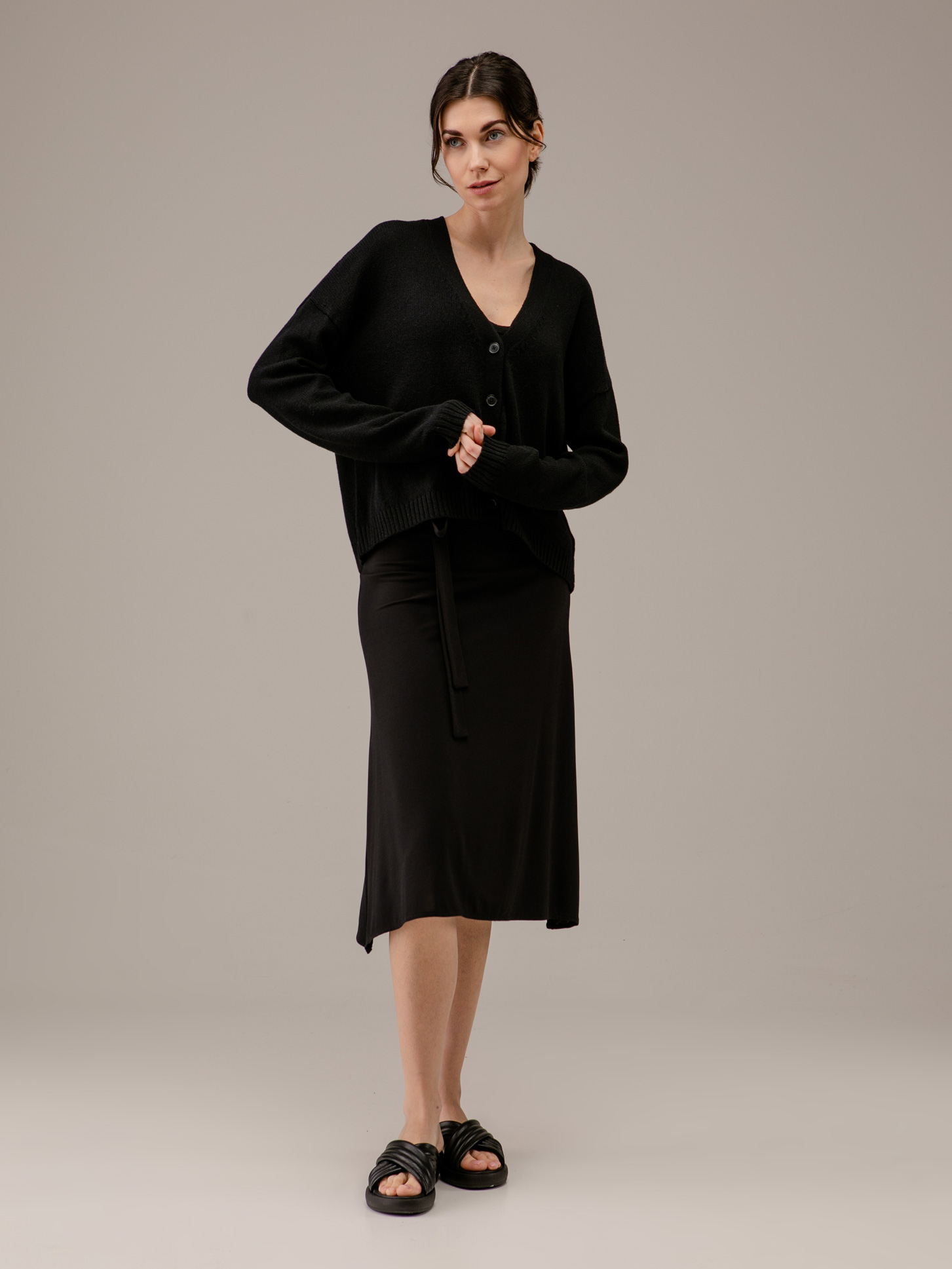 Detailansicht von Strickjacke aus Baumwolle von DANIELS