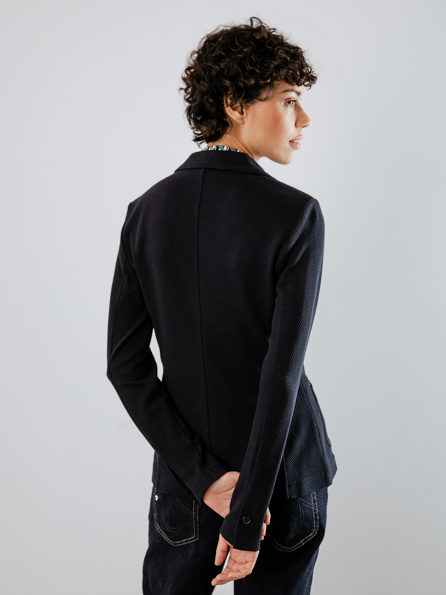 Detailansicht von Blazer aus Baumwolle von DANIELS