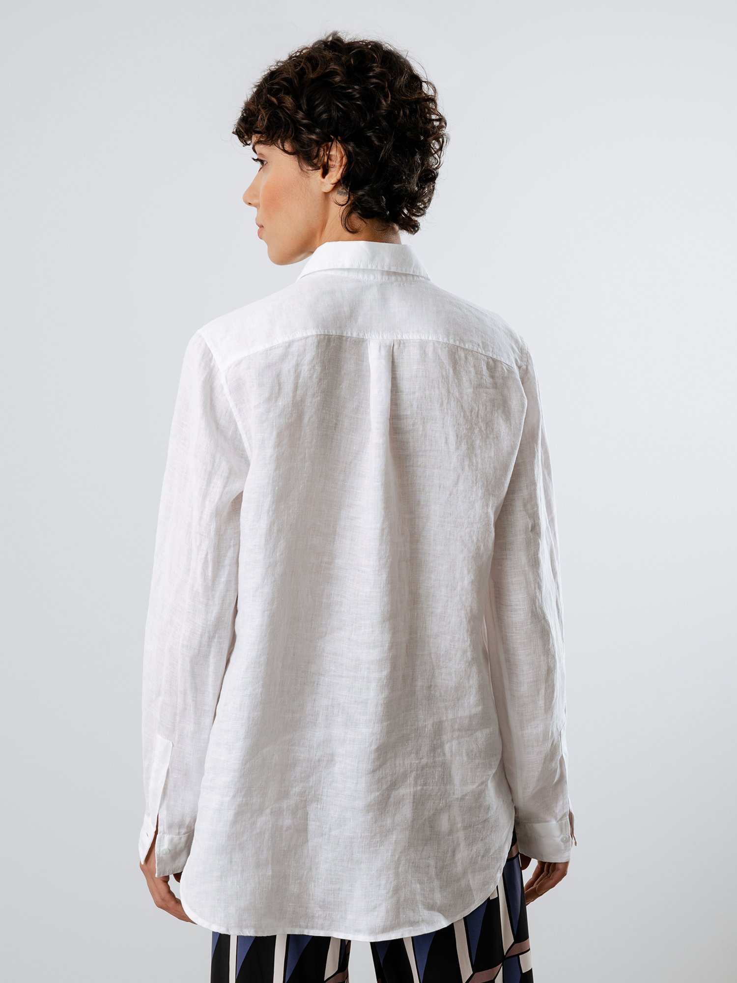 Detailansicht von Leinenbluse von ANTONELLI