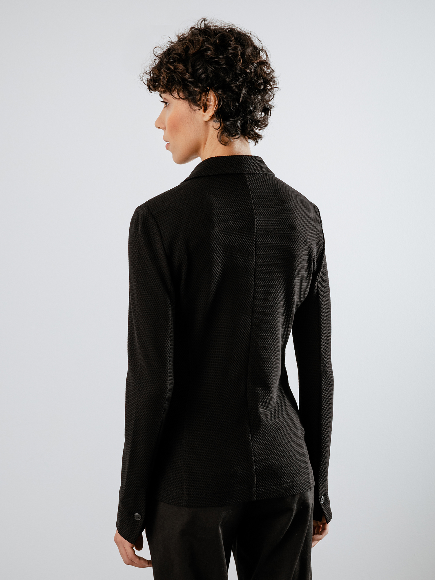 Detailansicht von Blazer aus Baumwolle von DANIELS