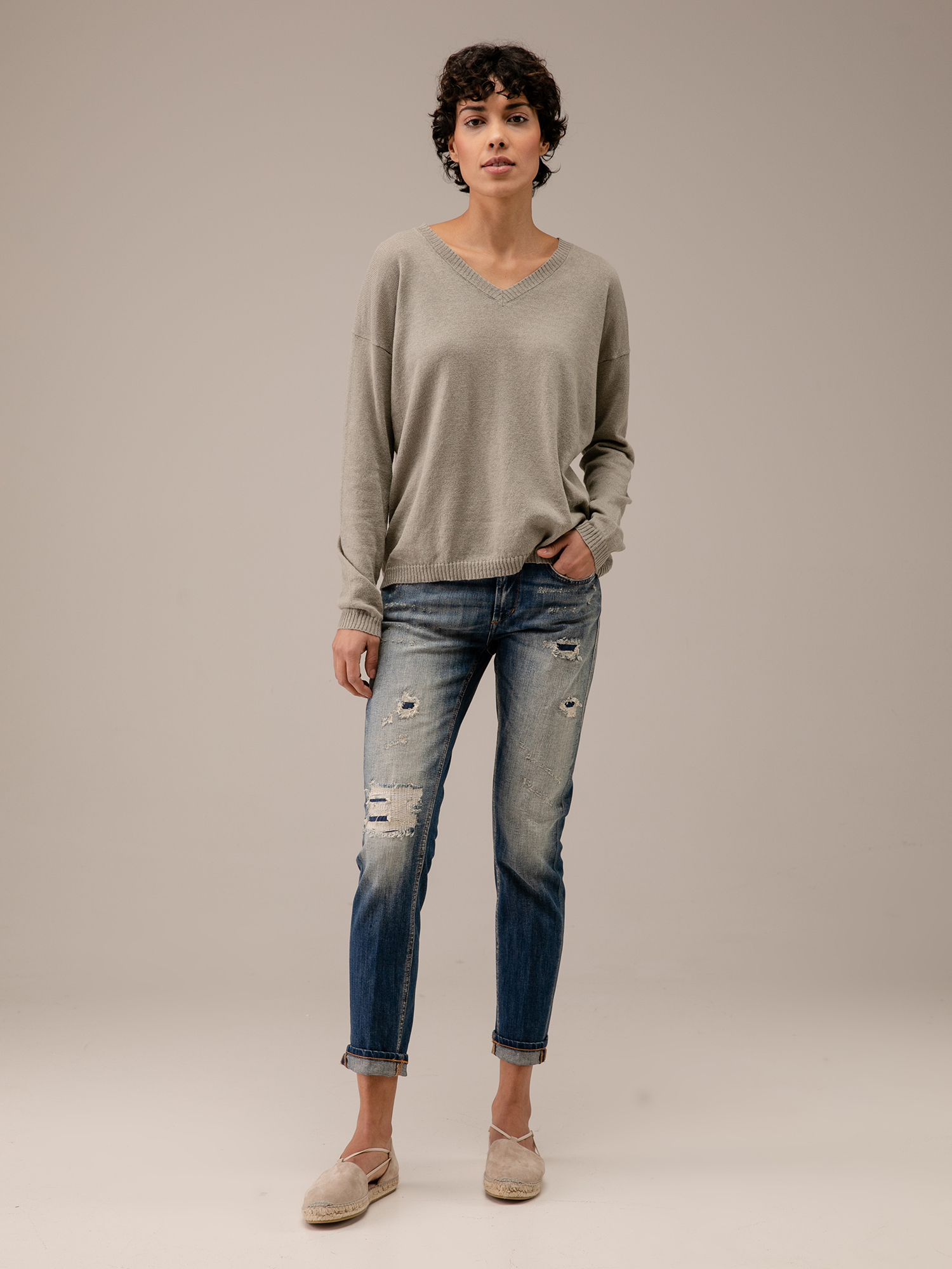 Detailansicht von Pullover aus Leinen von DANIELS