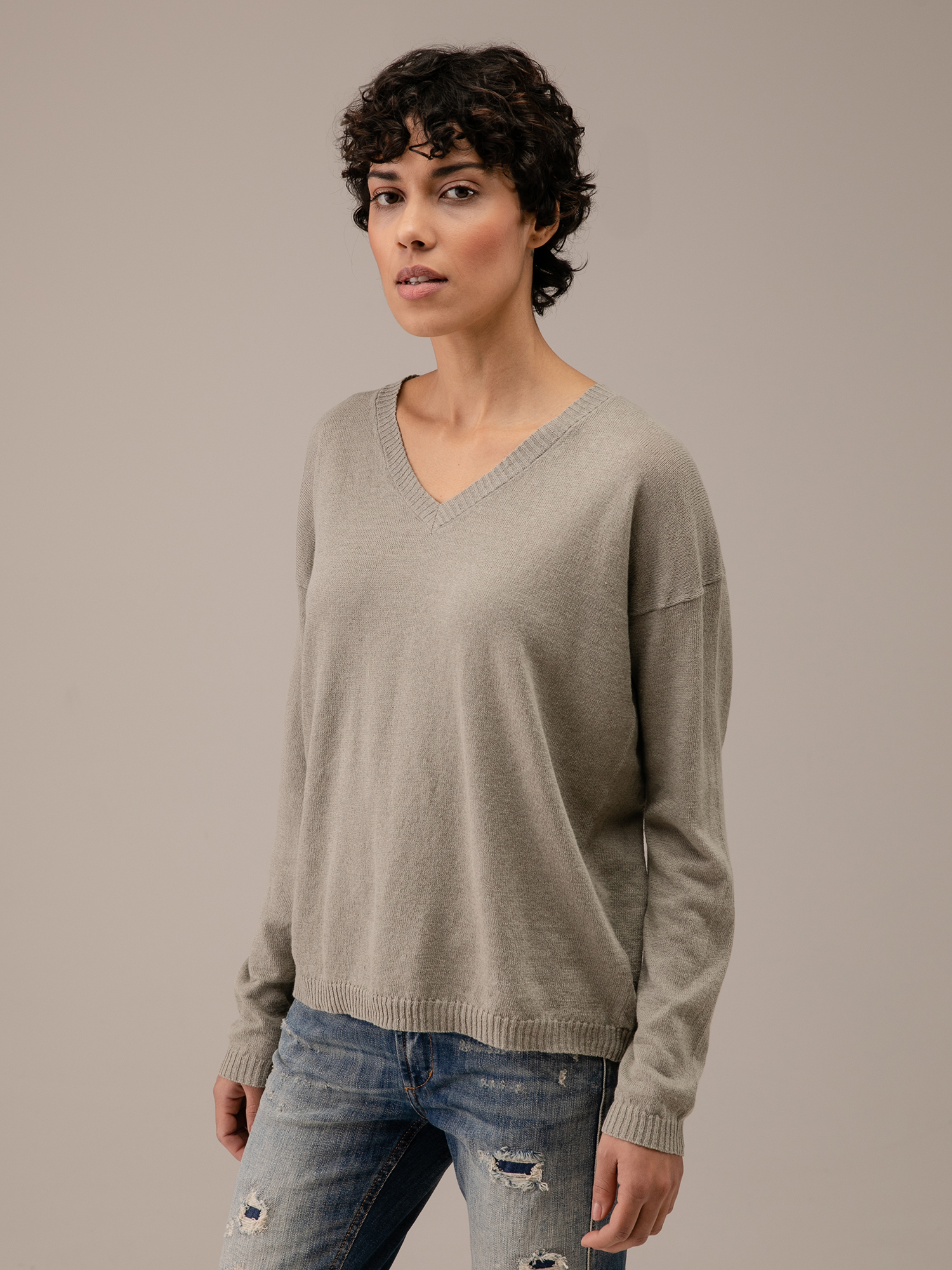 Detailansicht von Pullover aus Leinen von DANIELS