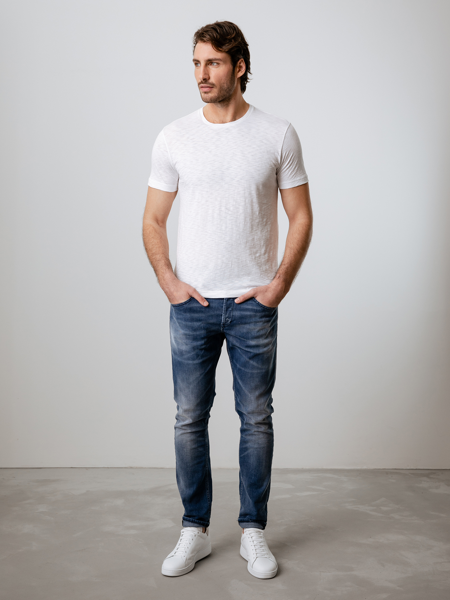 Detailansicht von T-Shirt aus Baumwolle von STEFAN BRANDT