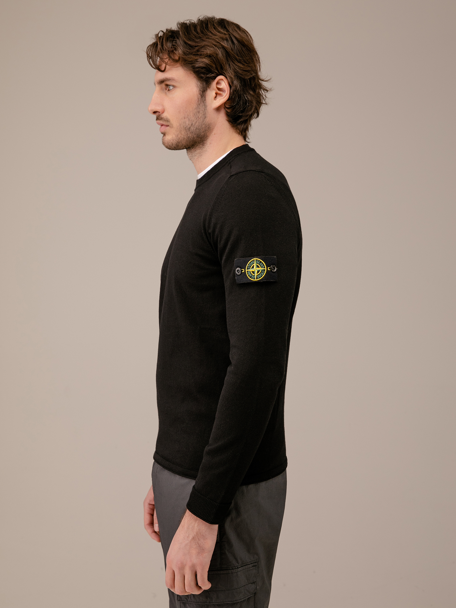 Detailansicht von Pullover aus Baumwolle von STONE ISLAND