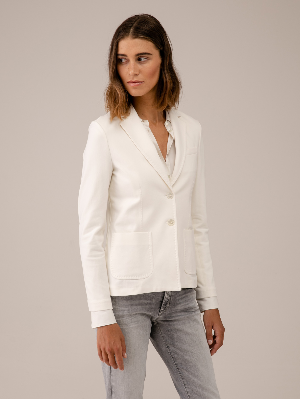 Detailansicht von Blazer aus Baumwolle von CIRCOLO