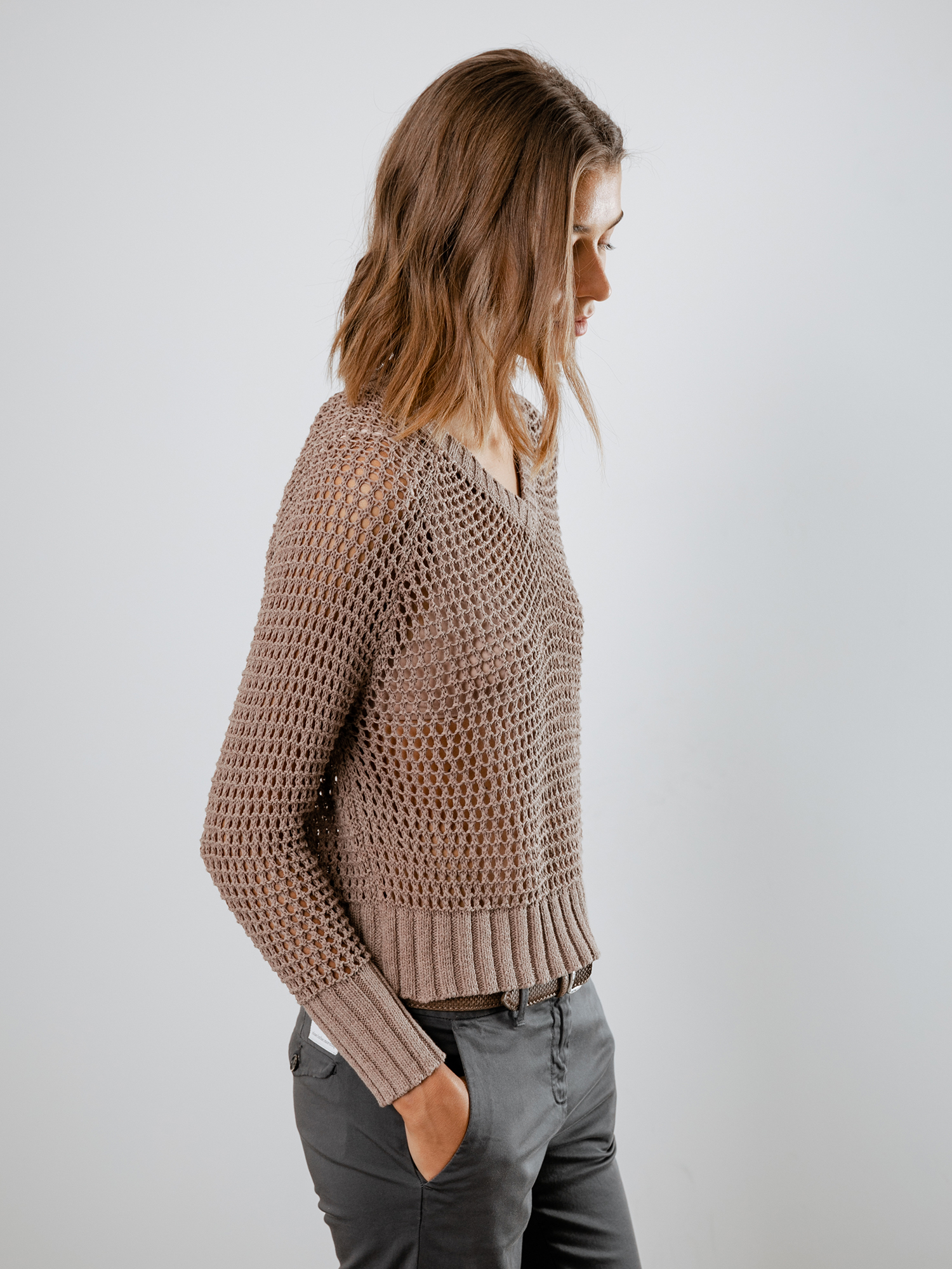 Detailansicht von Pullover mit Lochstrick von DANIELS