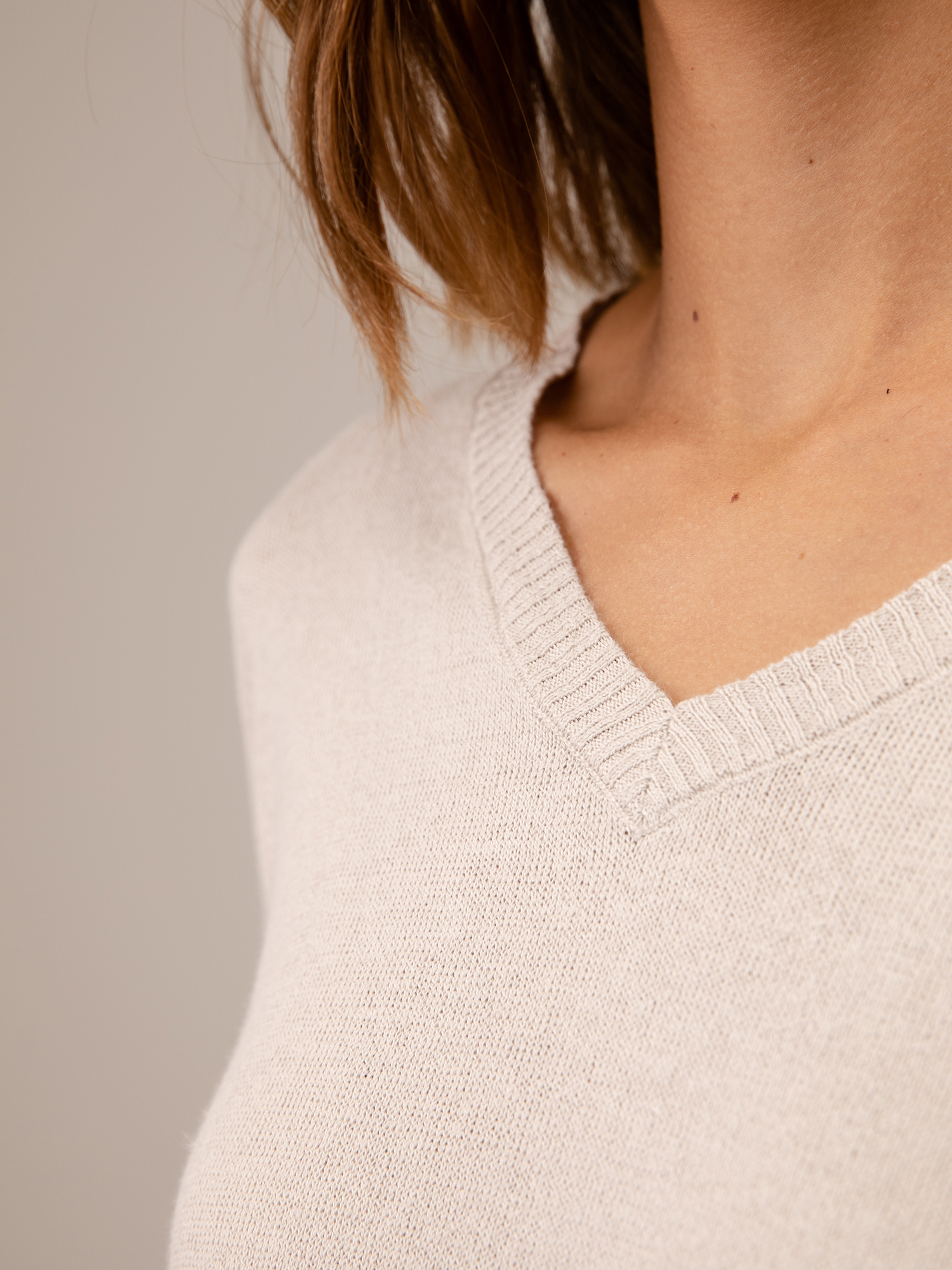 Detailansicht von Pullover aus Leinen von DANIELS