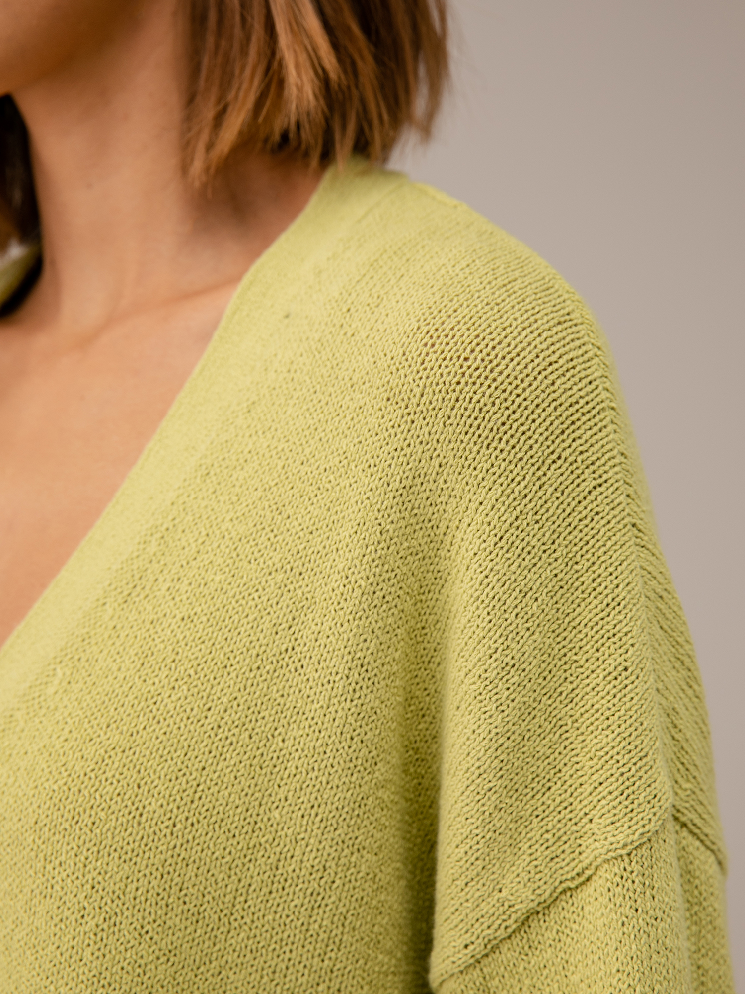 Detailansicht von Strickjacke aus Baumwolle von DANIELS