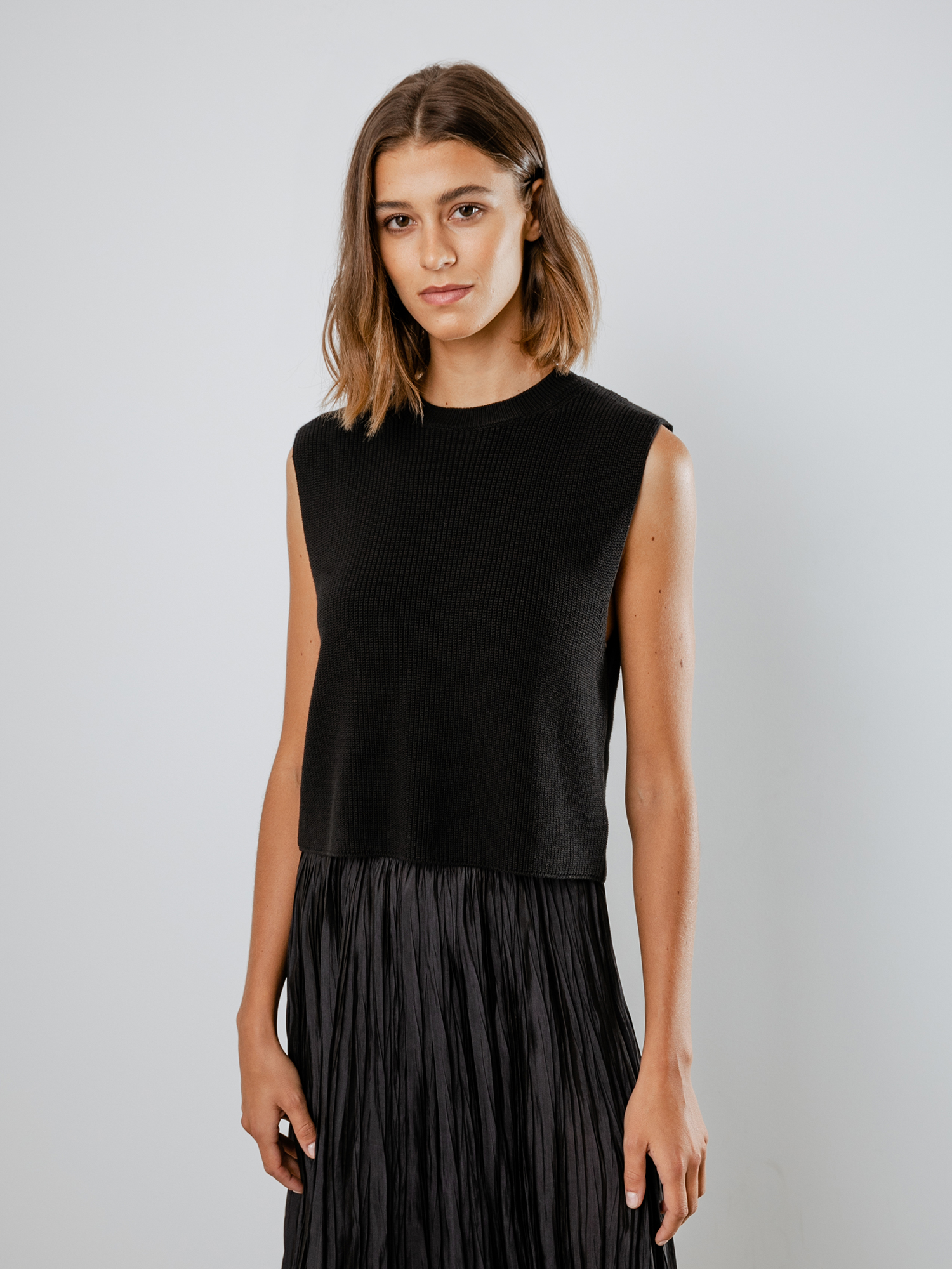 Detailansicht von Pullunder aus Baumwolle von DRYKORN