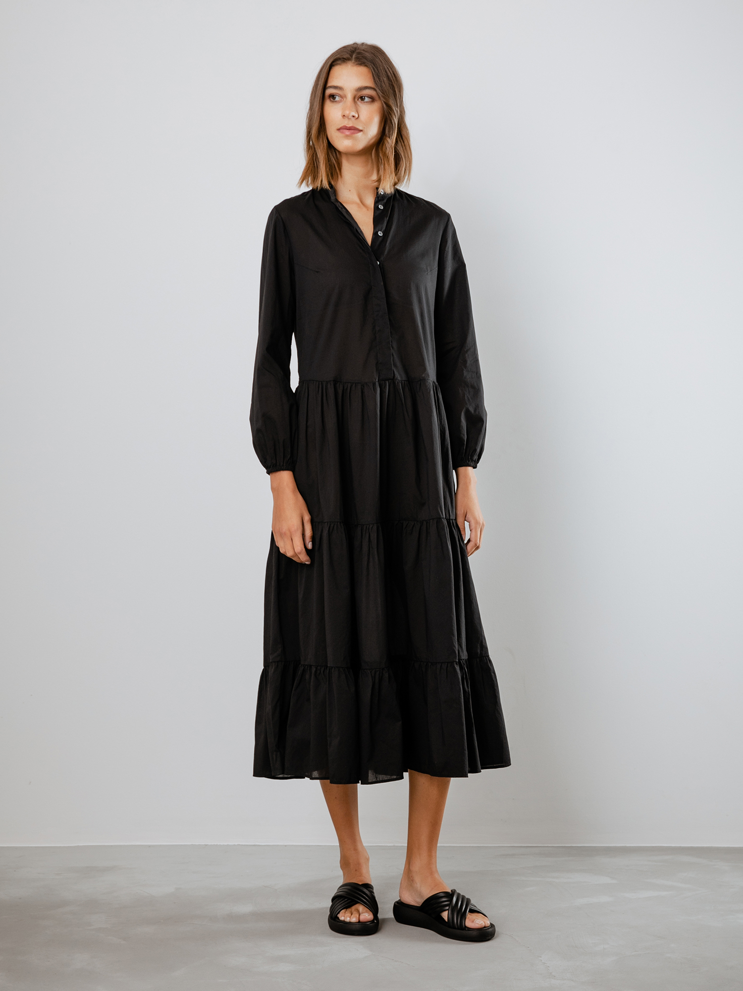 Detailansicht von Maxi-Blusenkleid von ROBERT FRIEDMAN