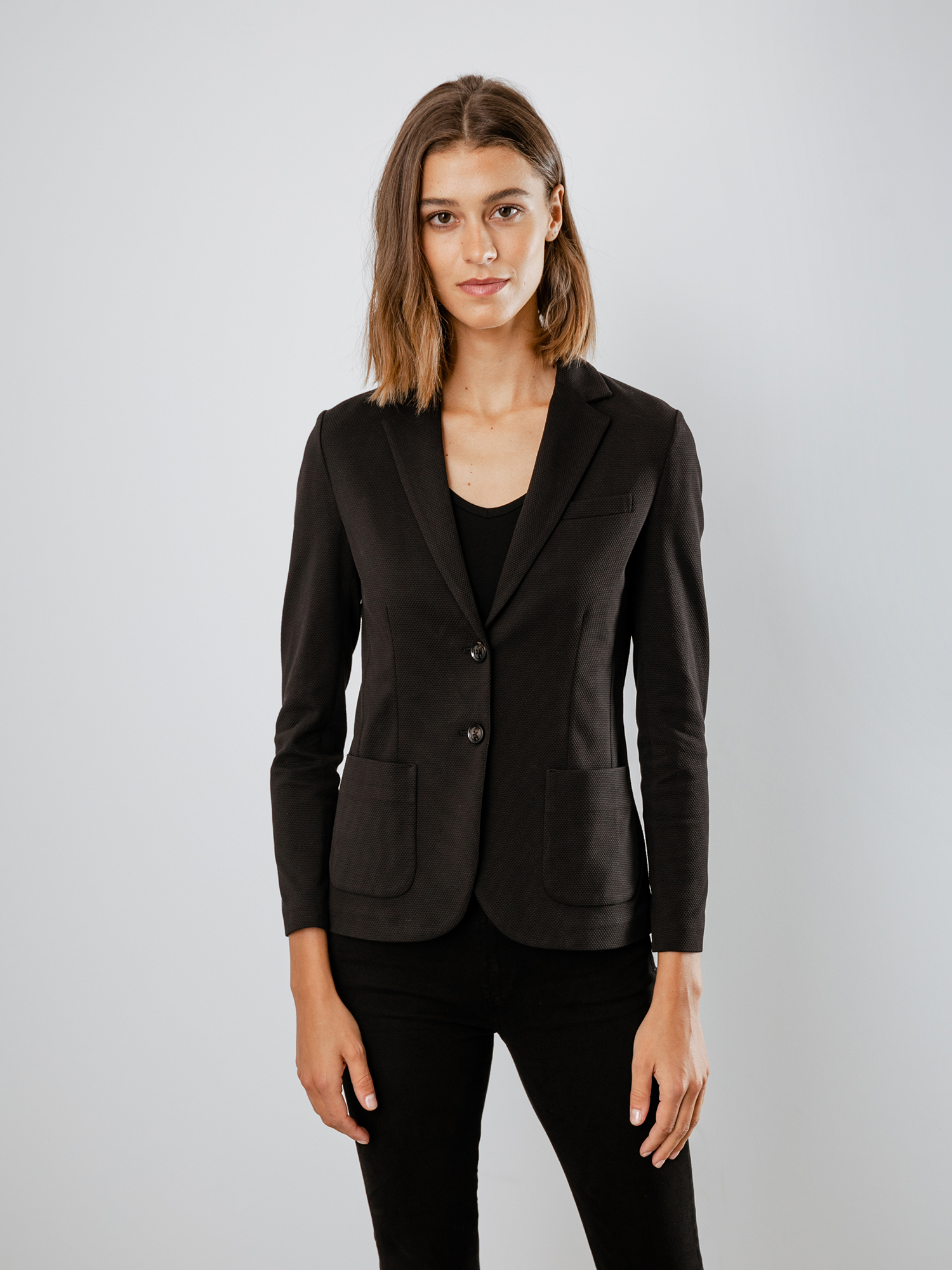 Detailansicht von Blazer aus Baumwolle von CIRCOLO