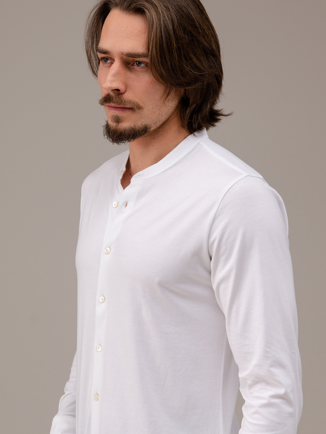 Detailansicht von Durchgeknöpftes Langarmshirt von STEFAN BRANDT