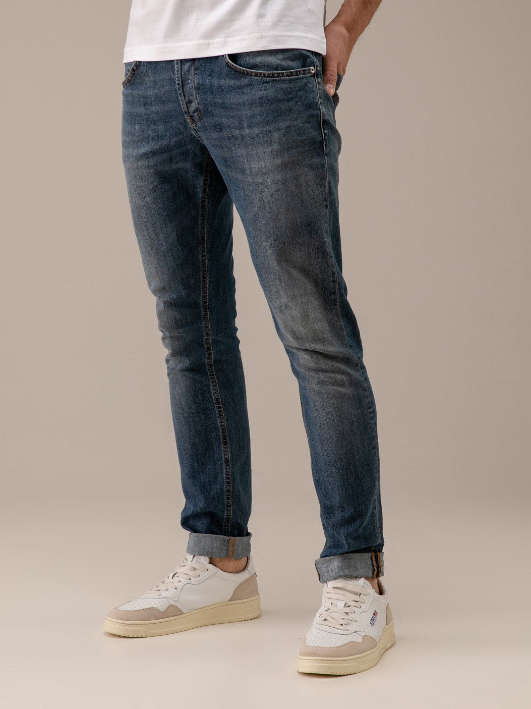 Detailansicht von Slim Fit Jeans von DONDUP