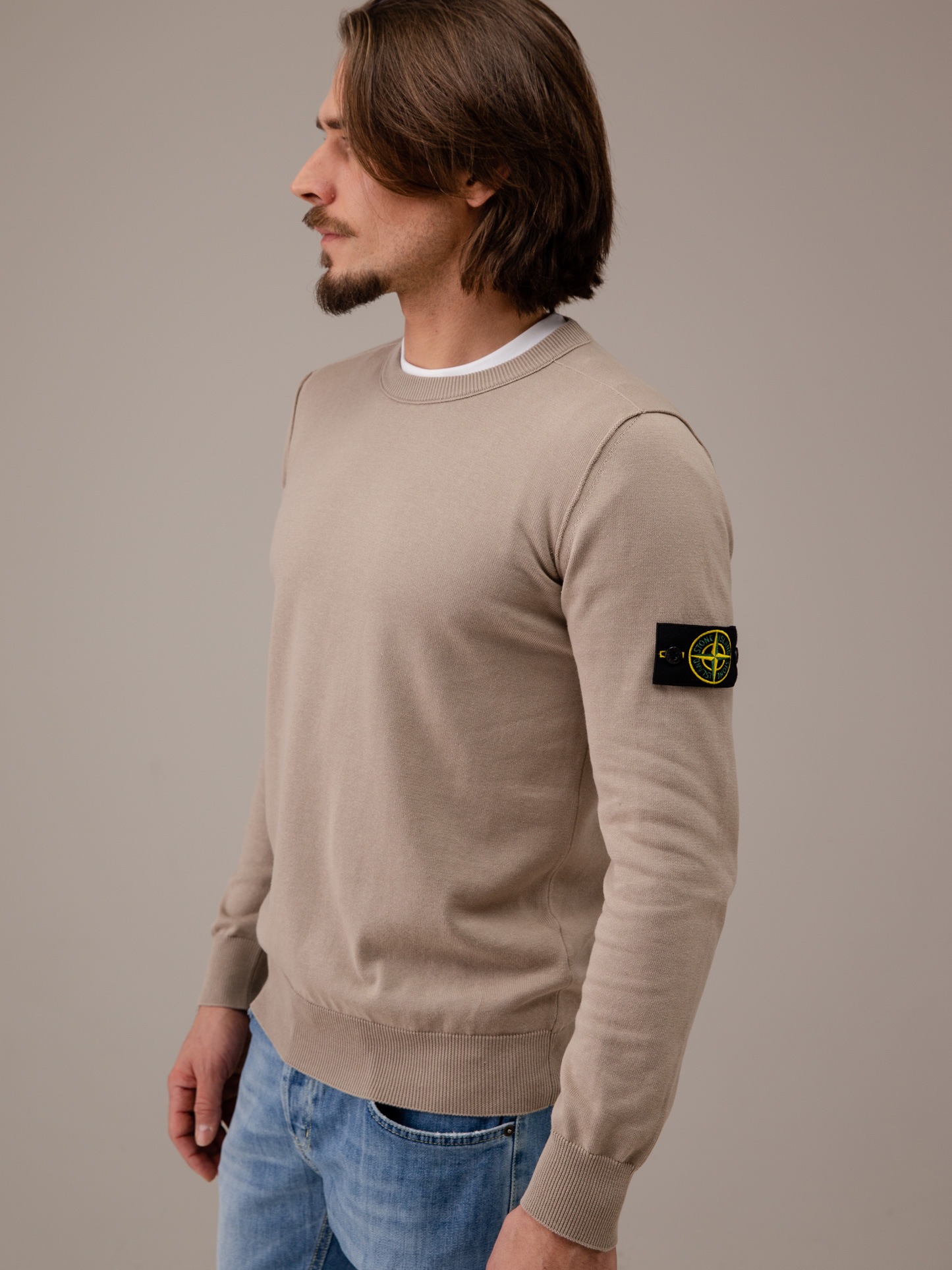 Detailansicht von Pullover aus Baumwolle von STONE ISLAND