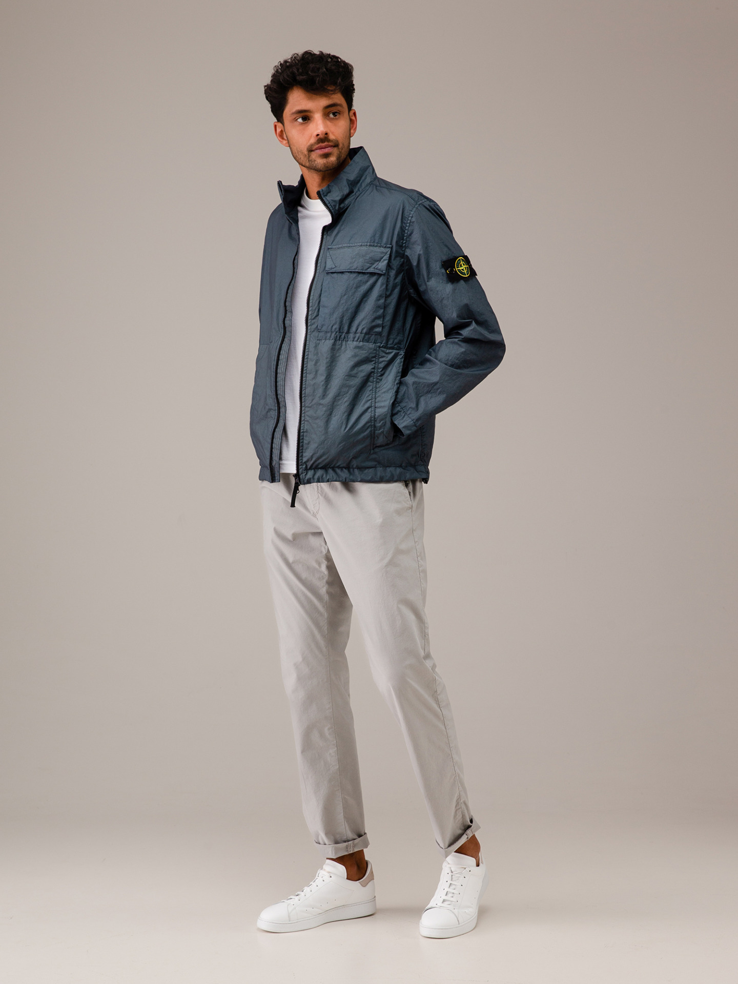 Detailansicht von Übergangsjacke von STONE ISLAND