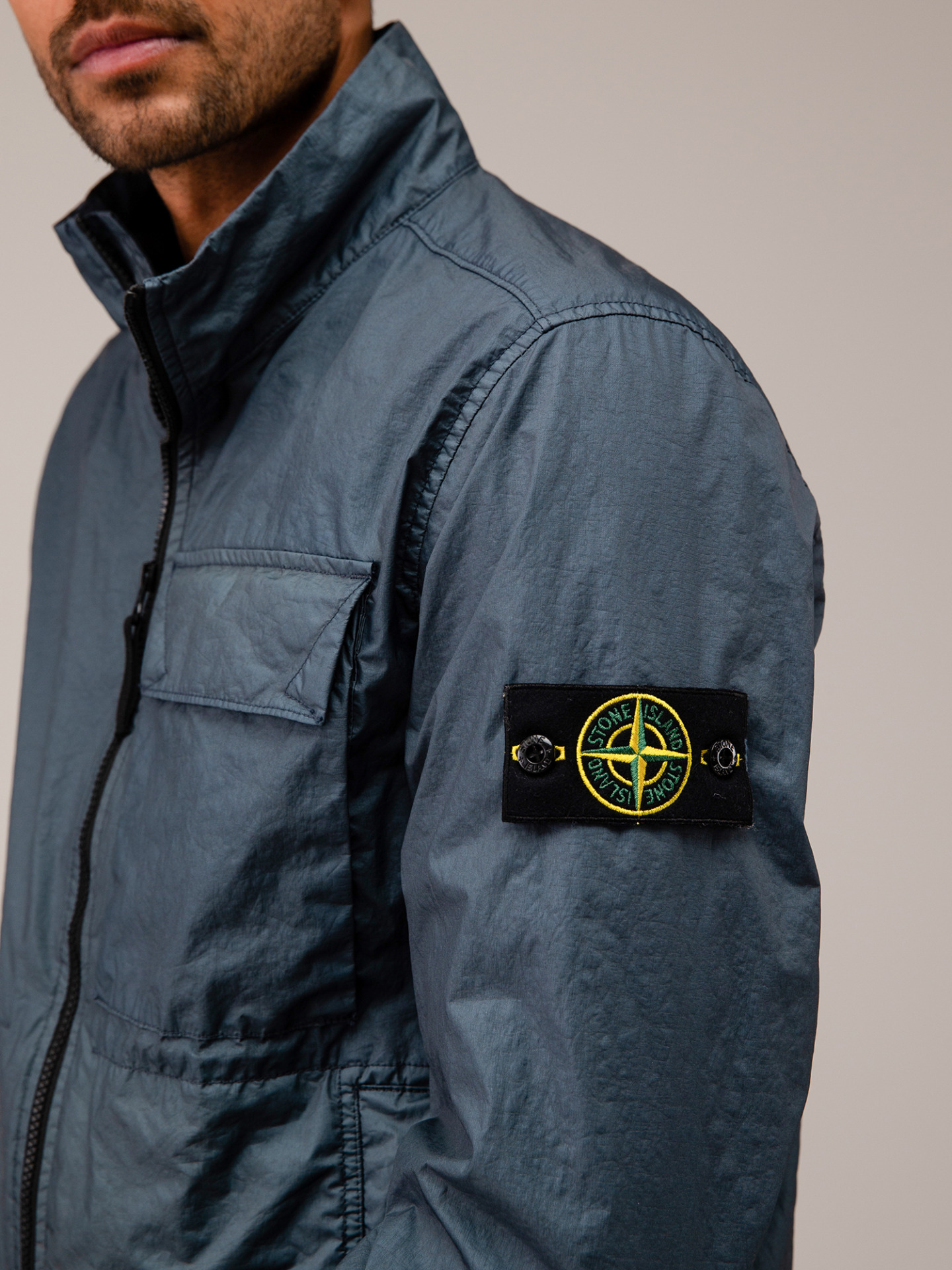 Detailansicht von Übergangsjacke von STONE ISLAND