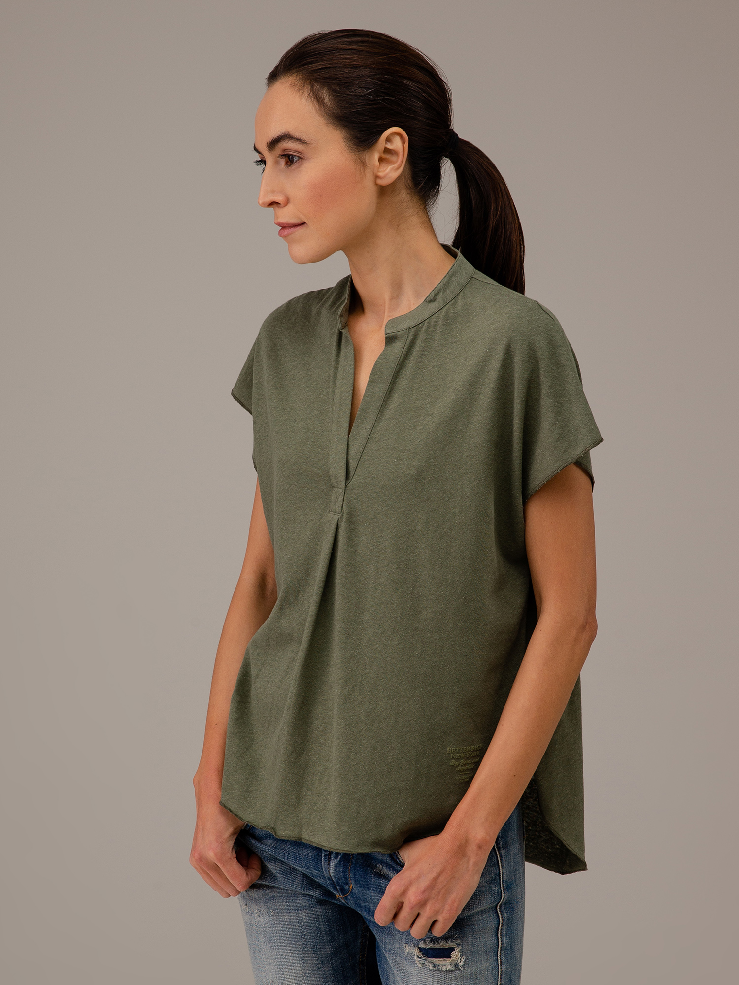 Detailansicht von Shirt aus Baumwolle von BETTER RICH