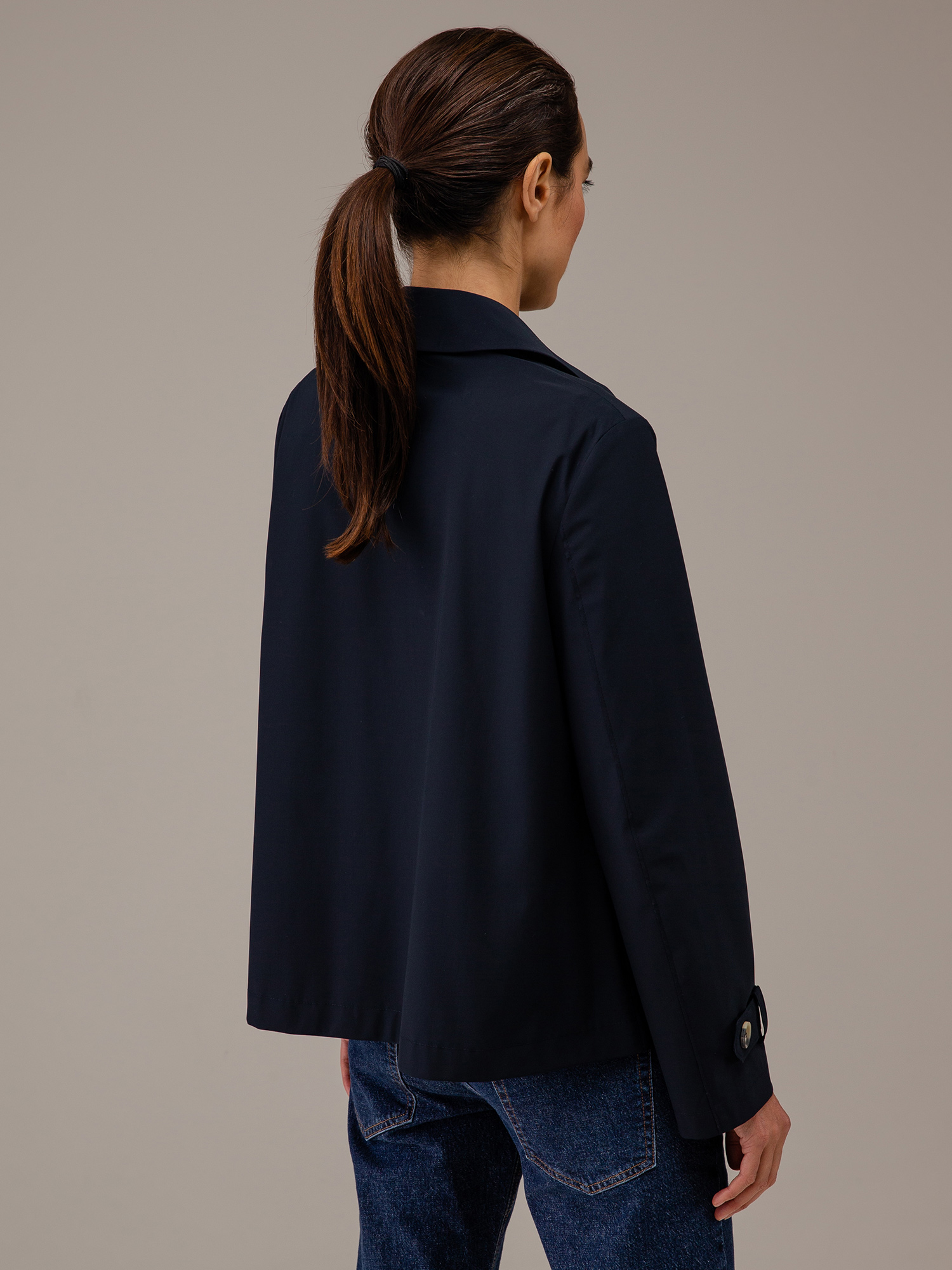 Detailansicht von Kurzer Caban von HARRIS WHARF LONDON