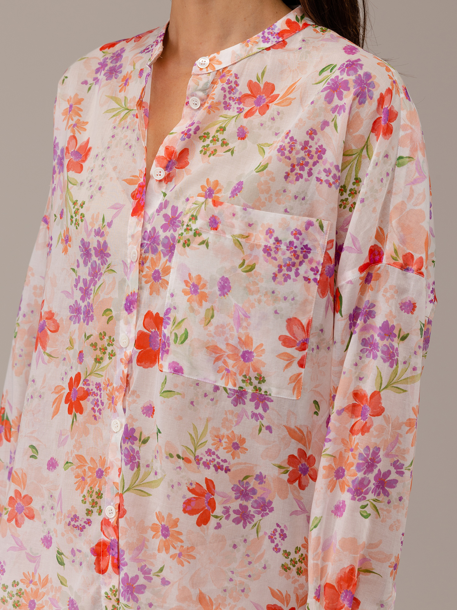 Detailansicht von Gemusterte Bluse von ROBERT FRIEDMAN