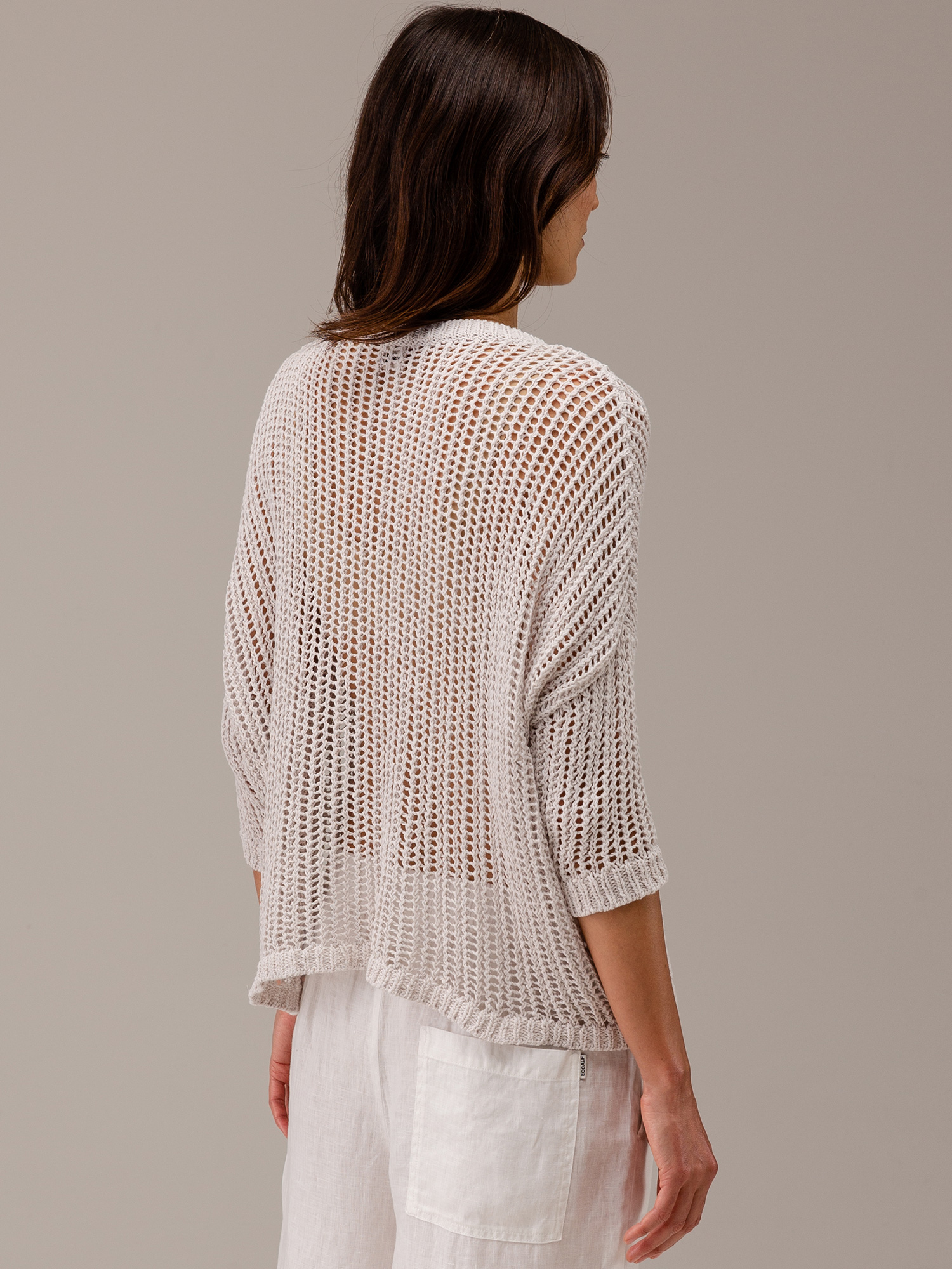 Detailansicht von Pullover aus Baumwolle mit 3/4-Arm von DANIELS