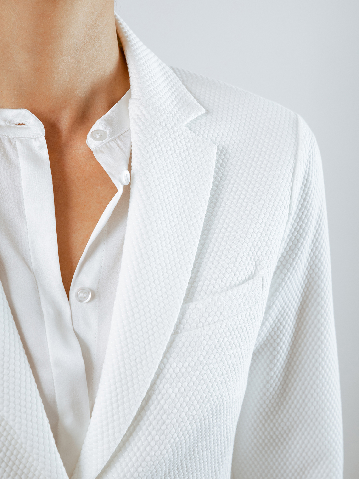 Detailansicht von Blazer aus Baumwolle von DANIELS