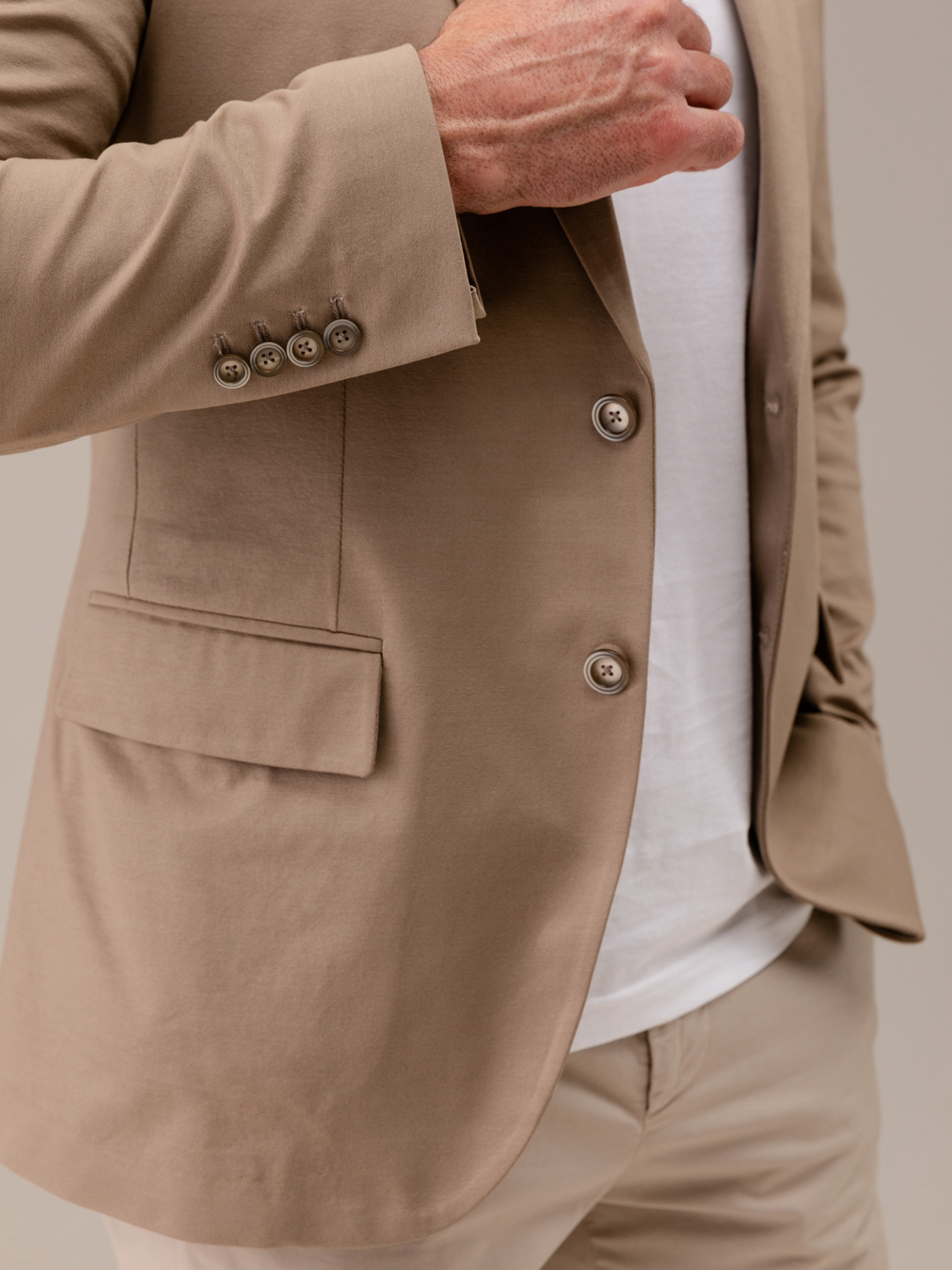 Detailansicht von Baumwollsakko von CIRCOLO