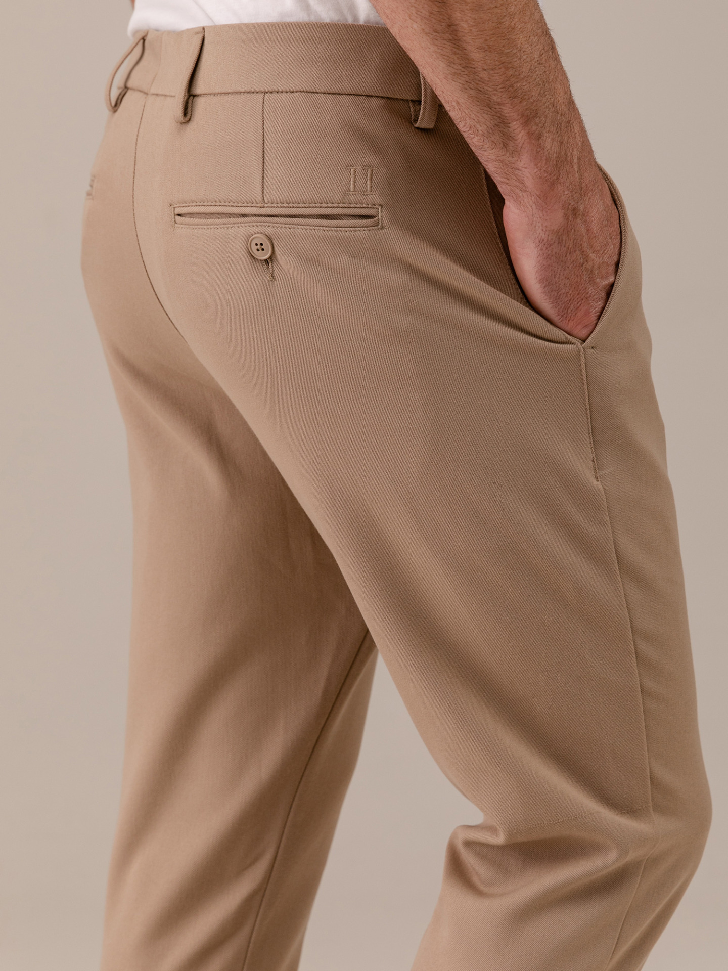 Detailansicht von Jerseyhose aus Baumwolle von LES DEUX