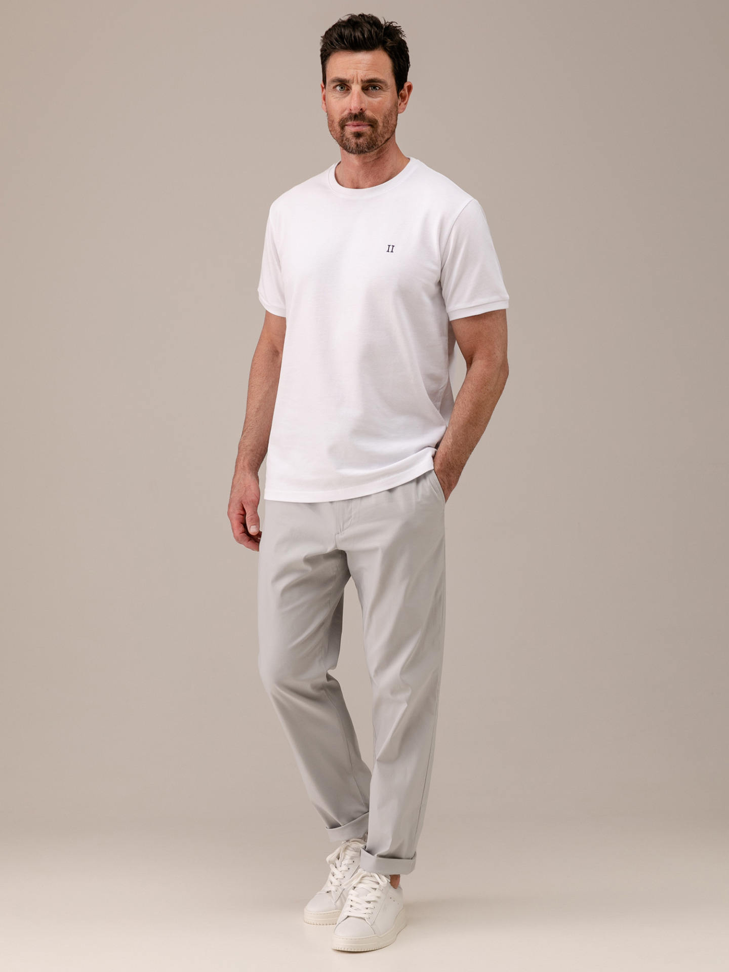 Detailansicht von T-Shirt aus Baumwolle von LES DEUX